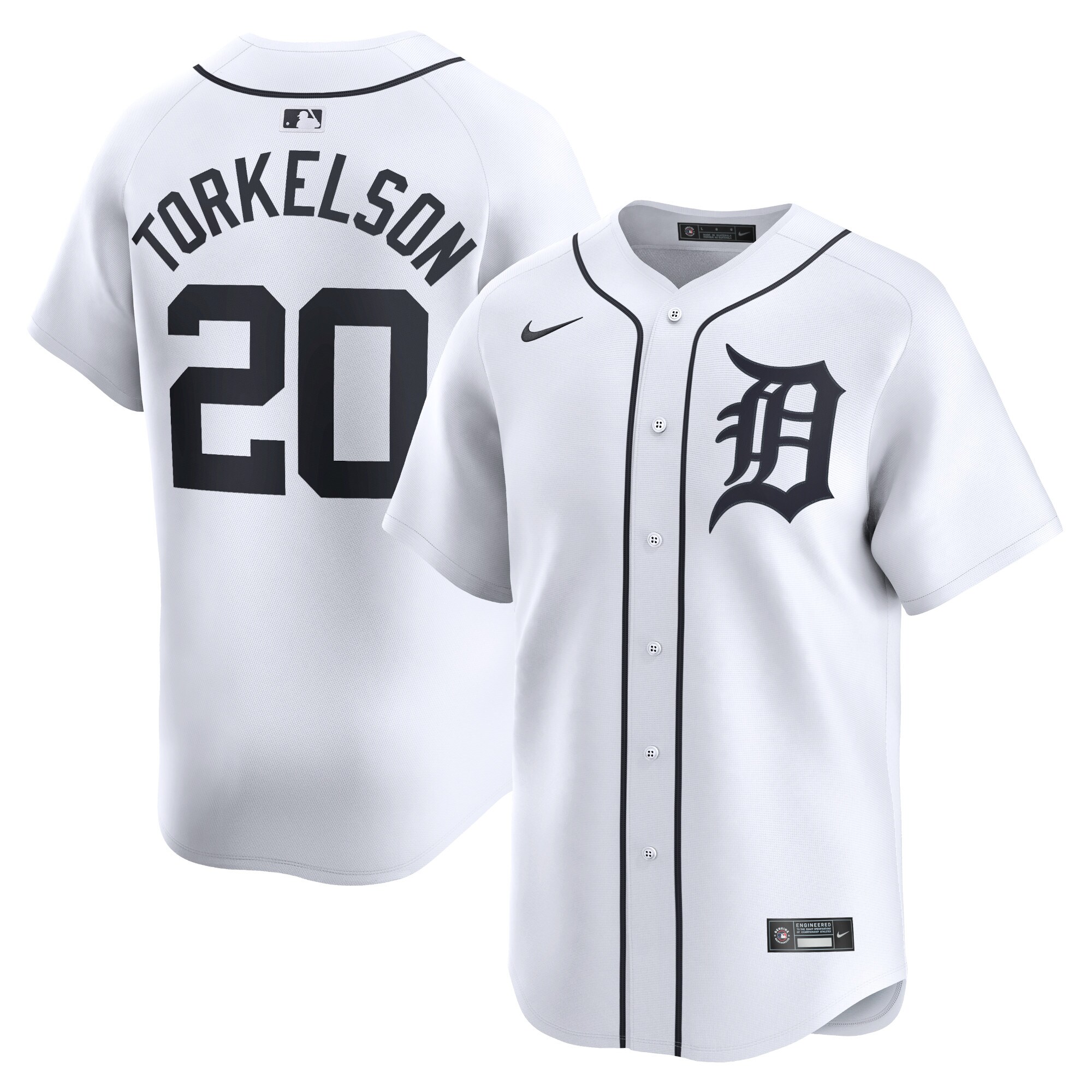 Spencer Torkelson Detroit Tigers Youth Home Limited Player Jersey - White cheap jerseys for sale - CheapJerseys.Shop