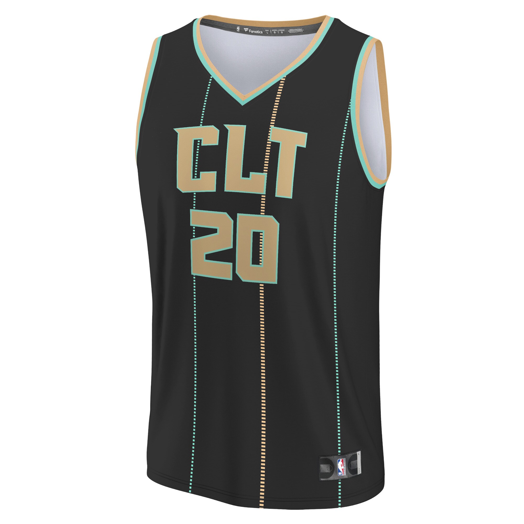 Gordon Hayward Charlotte Hornets Fanatics Youth Fastbreak Jersey - City Edition - Black cheap jerseys for sale - CheapJerseys.Shop