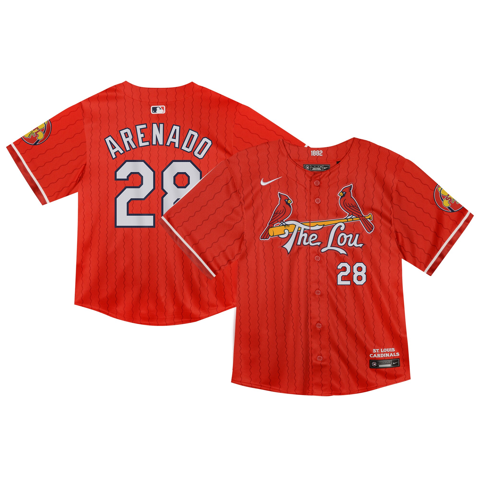 Nolan Arenado St. Louis Cardinals Toddler 2024 City Connect Limited Player Jersey - Red cheap jerseys for sale - CheapJerseys.Shop