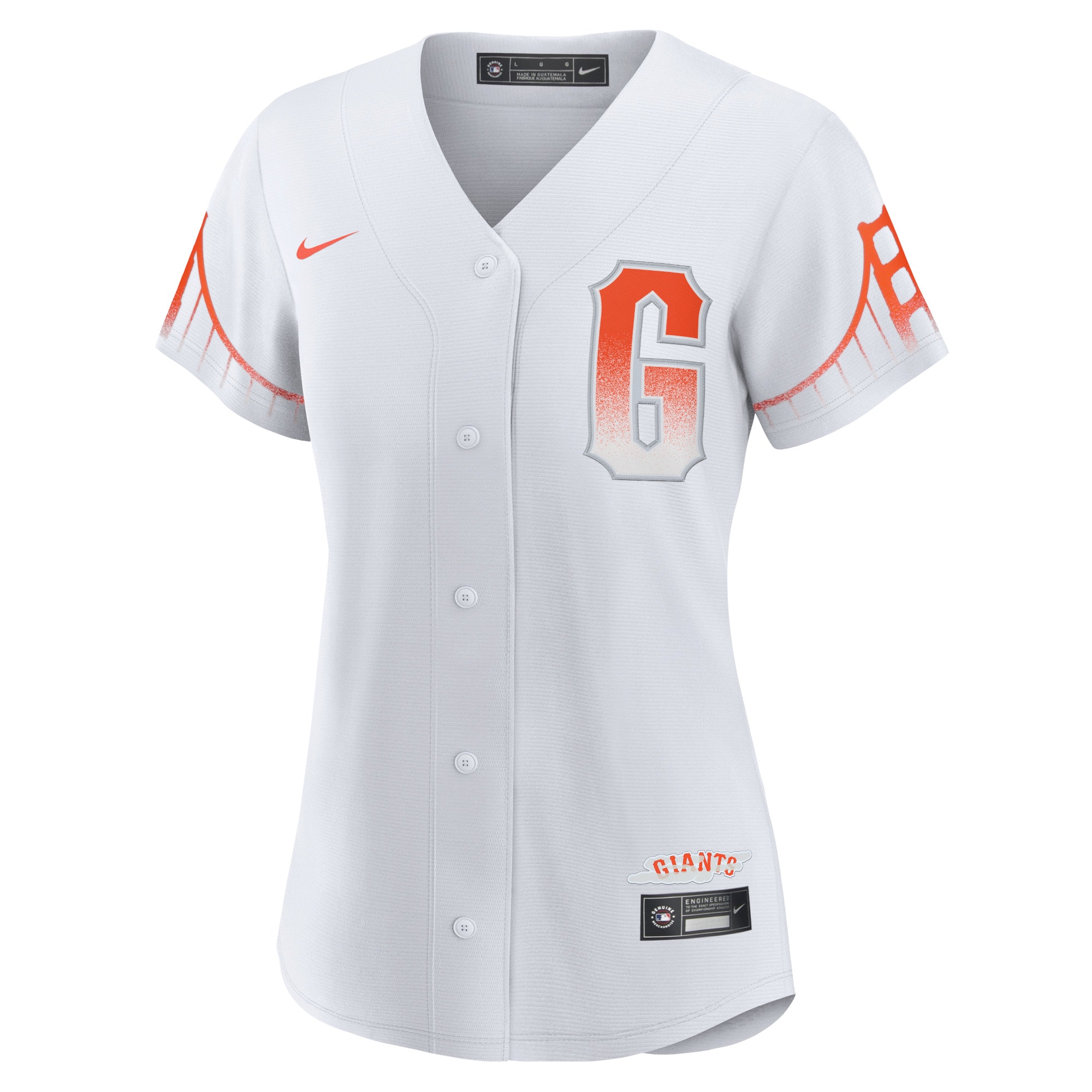 San Francisco Giants Women's City Connect Replica Jersey - White cheap jerseys for sale - CheapJerseys.Shop