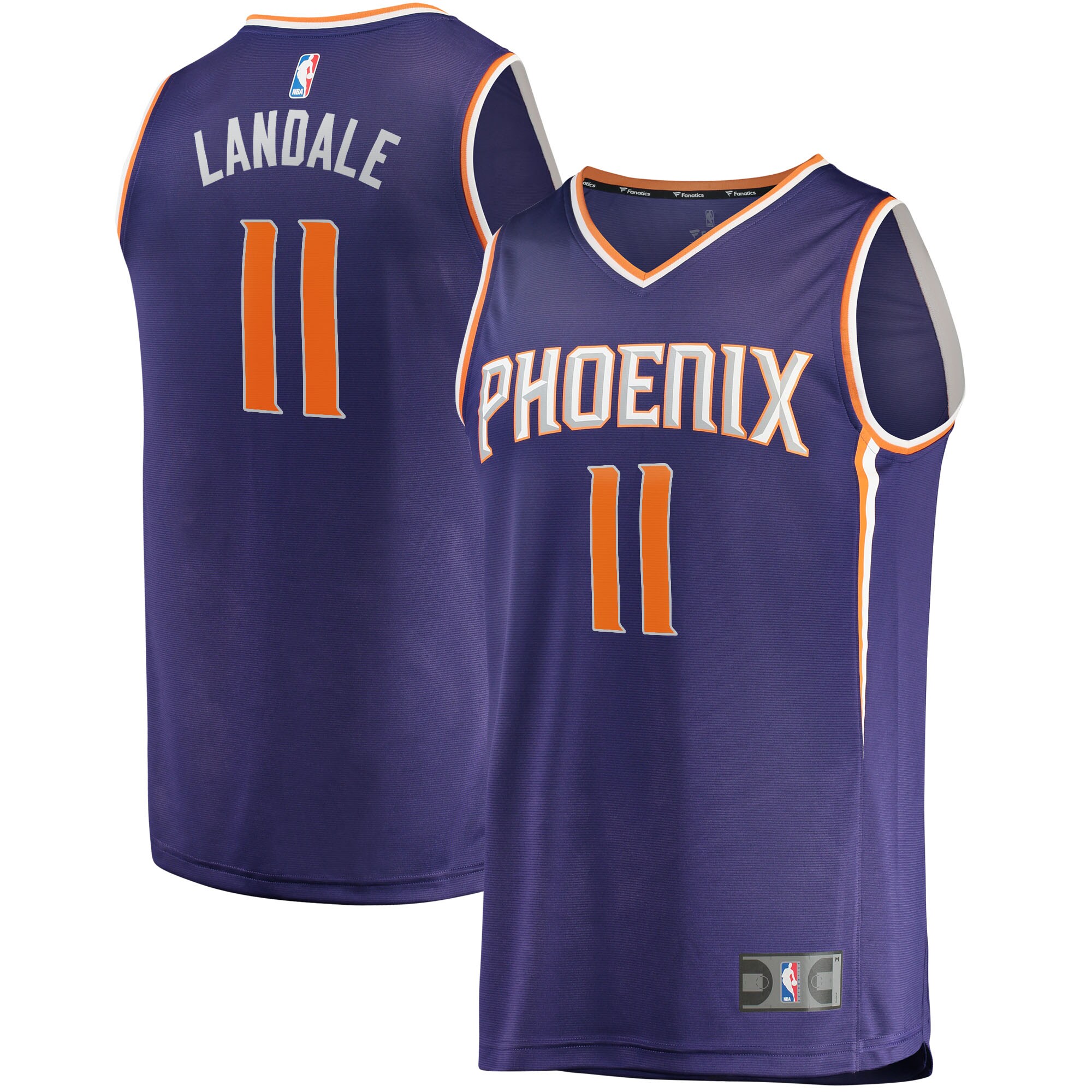 Jock Landale Phoenix Suns Fanatics Fast Break Replica Jersey - Icon Edition - Purple cheap jerseys for sale - CheapJerseys.Shop