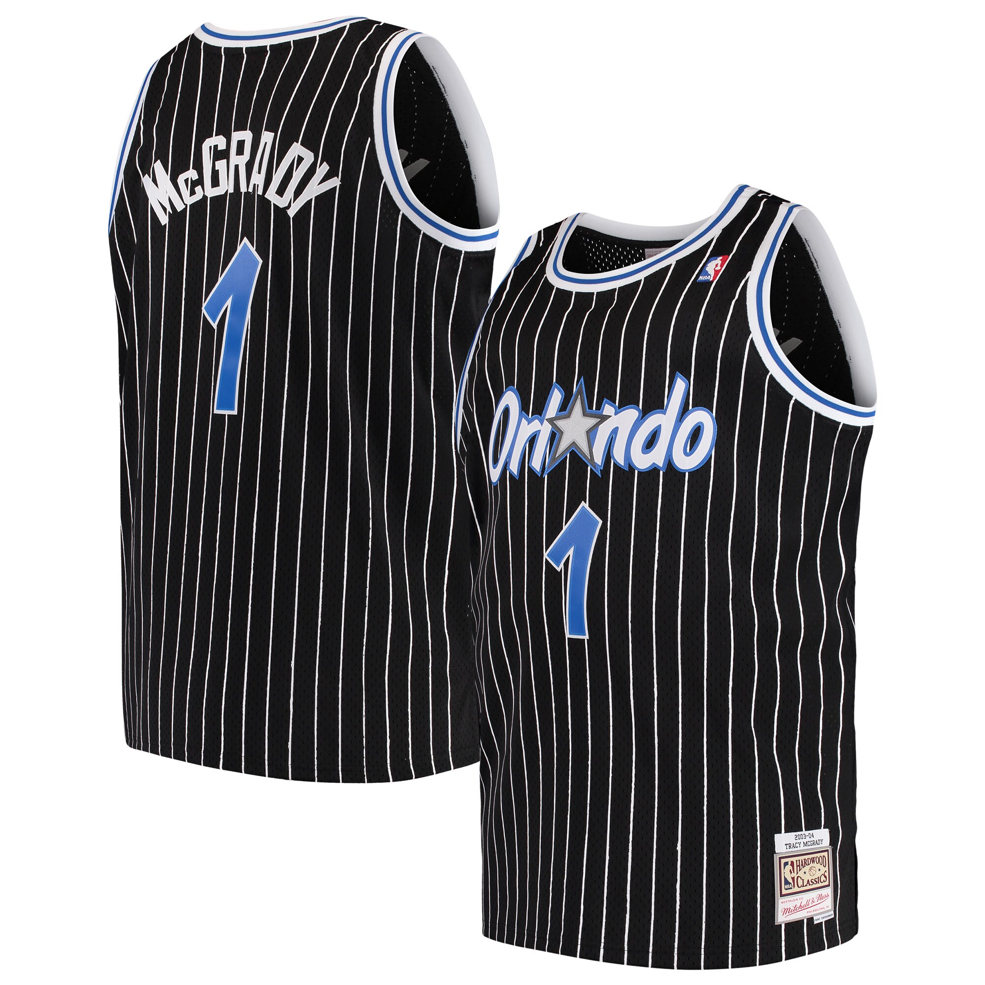 Tracy McGrady Orlando Magic Mitchell & Ness 2003\/04 Big & Tall Hardwood Classics Swingman Jersey - Black cheap jerseys for sale - CheapJerseys.Shop