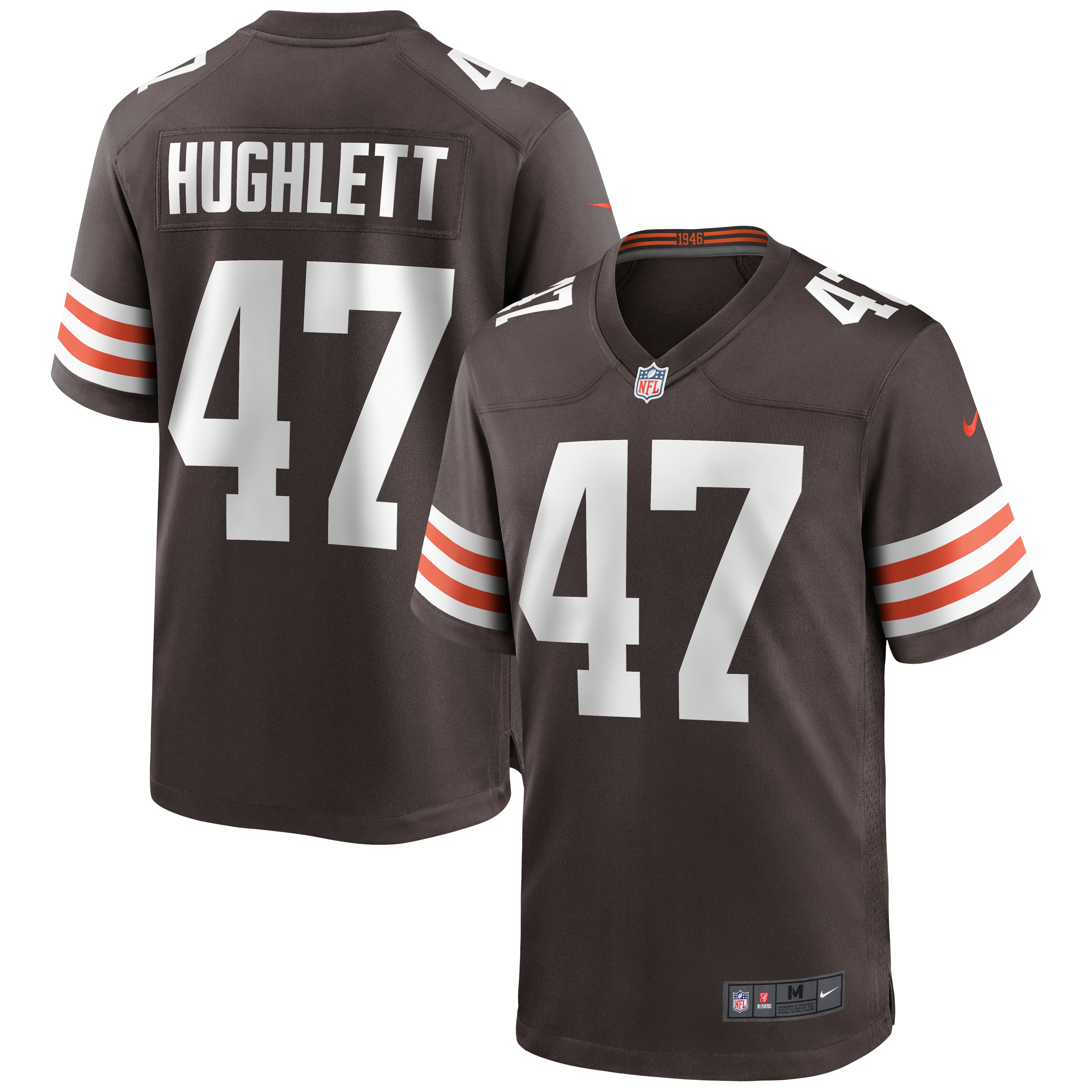 Charley Hughlett Cleveland Browns Game Jersey - Brown cheap jerseys for sale - CheapJerseys.Shop