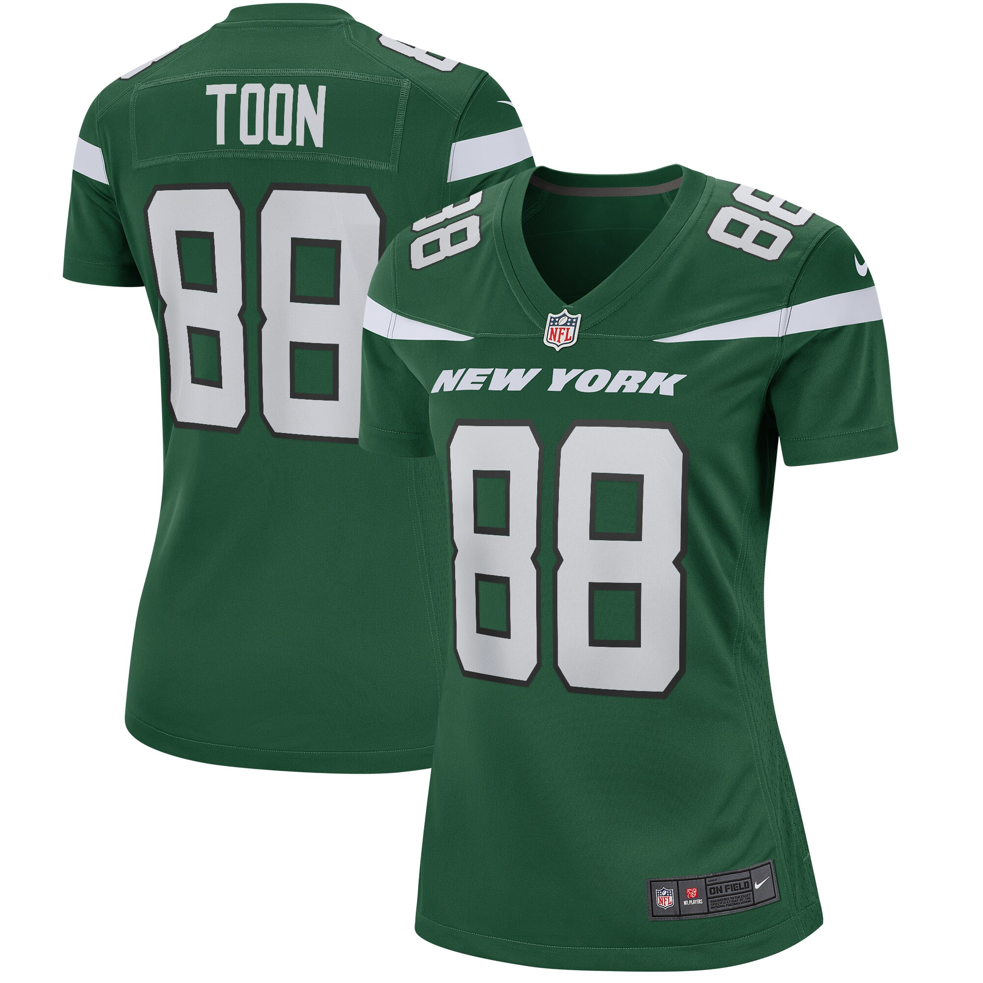 Al Toon New York Jets Women's Game Retired Player Jersey - Gotham Green cheap jerseys for sale - CheapJerseys.Shop
