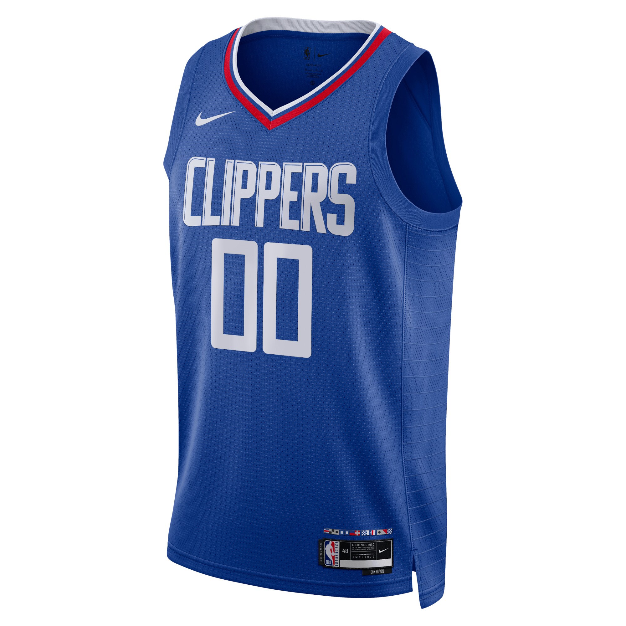 LA Clippers Unisex Swingman Custom Jersey Royal - Icon Edition cheap jerseys for sale - CheapJerseys.Shop