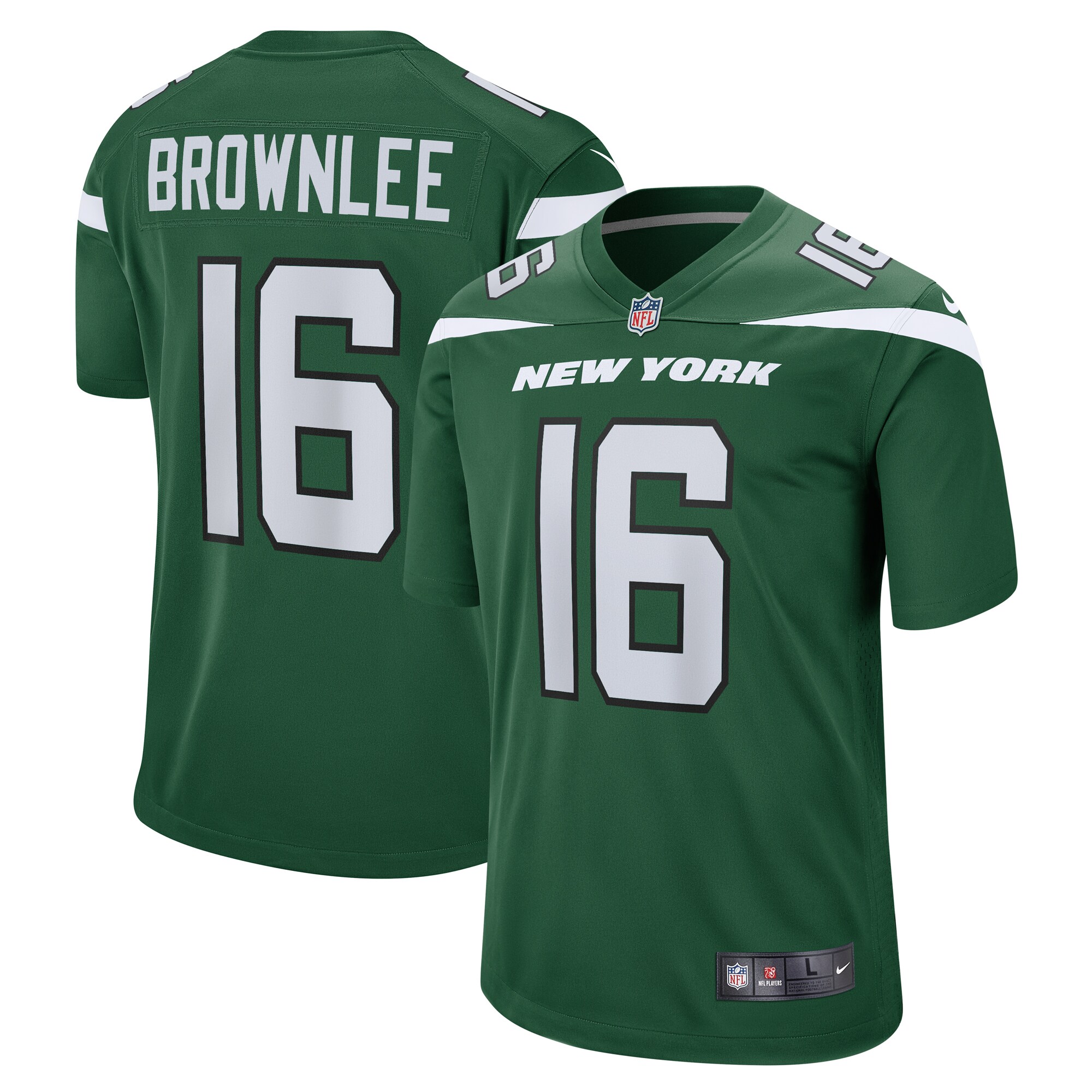 Jason Brownlee New York Jets Game Jersey - Gotham Green cheap jerseys for sale - CheapJerseys.Shop