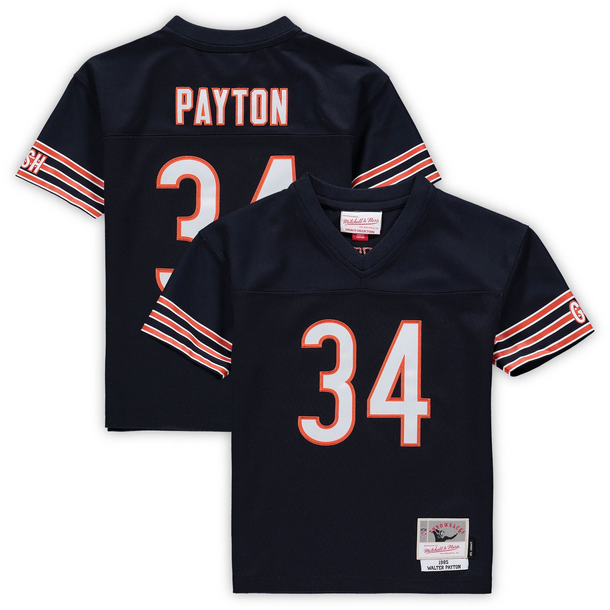 Walter Payton Chicago Bears Mitchell & Ness Male Preschool Retired Legacy Jersey - Navy cheap jerseys for sale - CheapJerseys.Shop