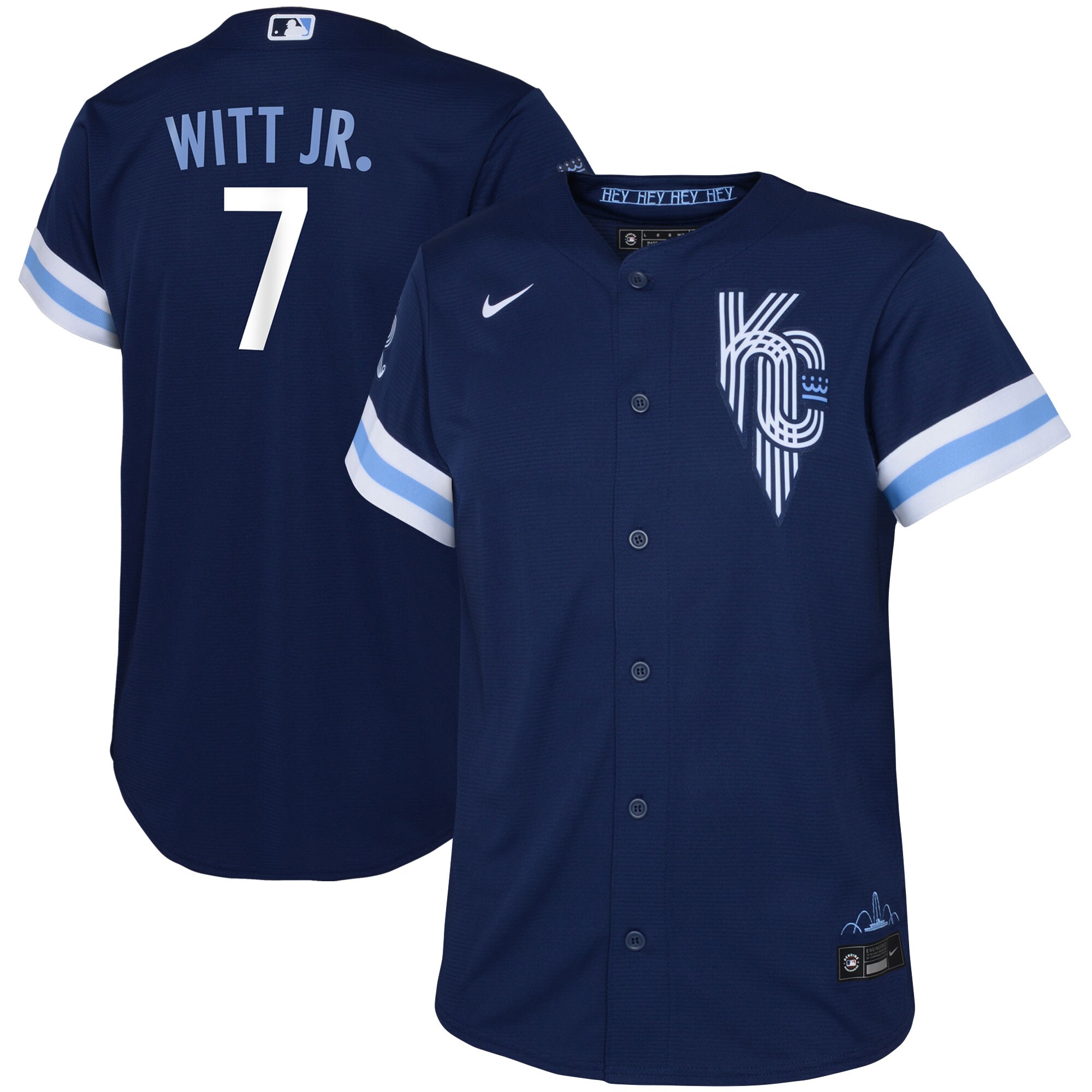 Bobby Witt Jr. Kansas City Royals Toddler City Connect Replica Player Jersey - Navy cheap jerseys for sale - CheapJerseys.Shop