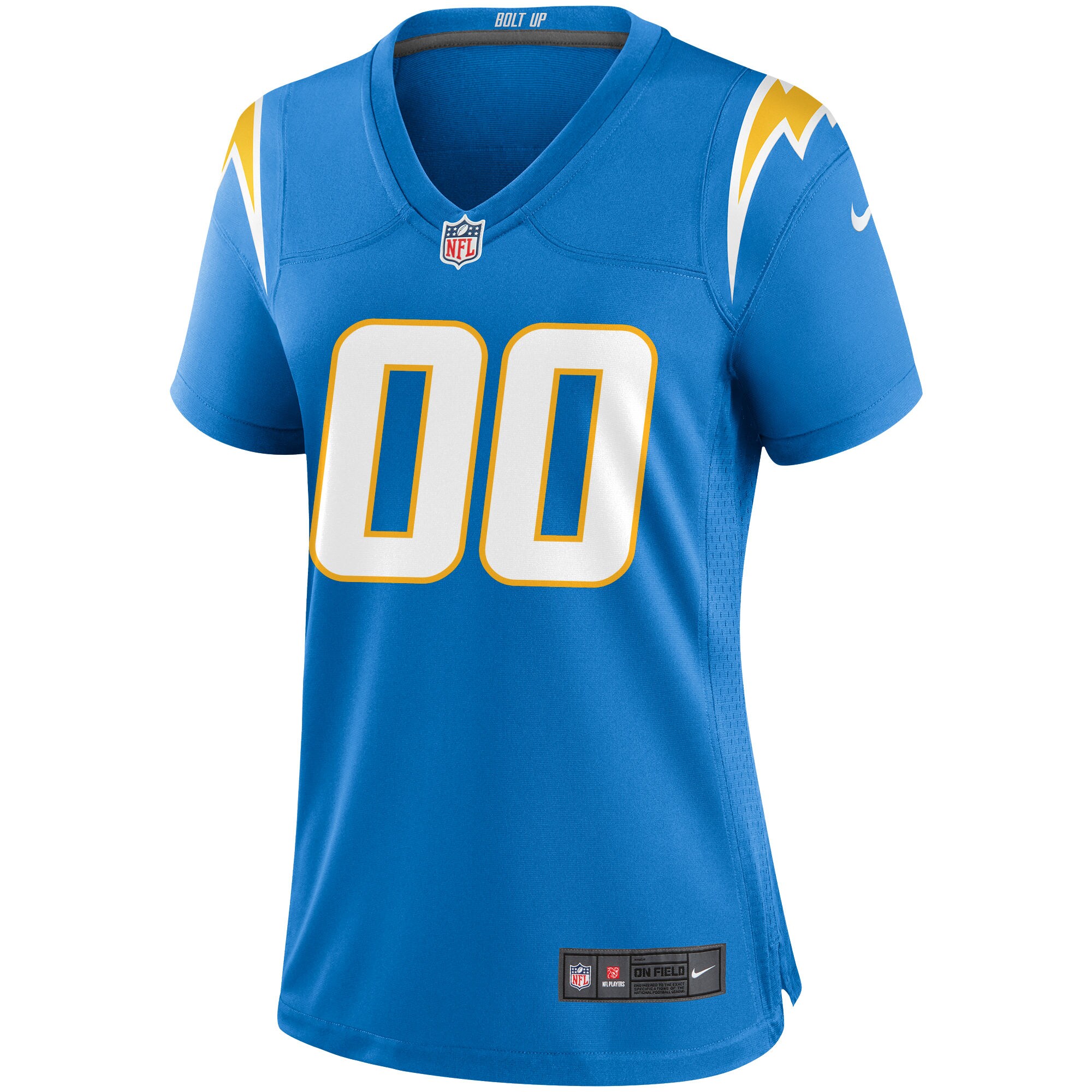 Los Angeles Chargers Women's Custom Game Jersey - Powder Blue cheap jerseys for sale - CheapJerseys.Shop