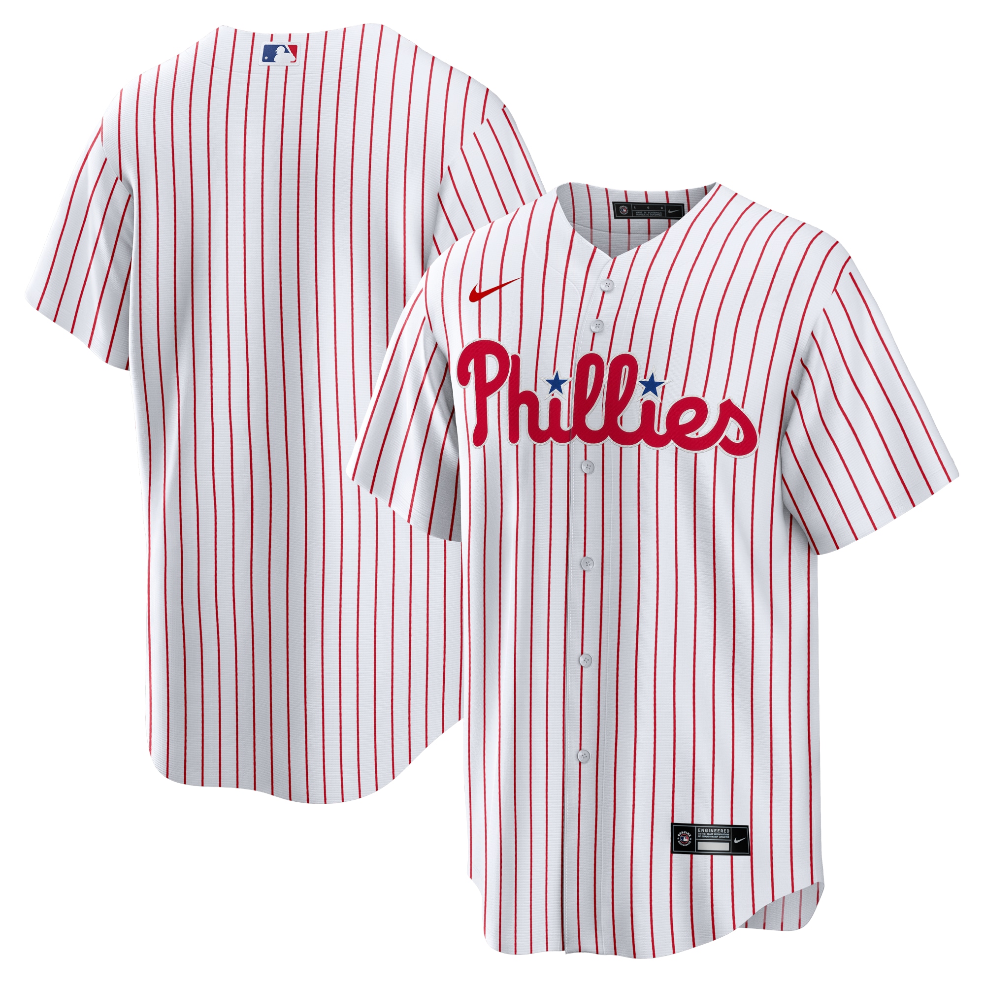 Philadelphia Phillies Home Replica Team Jersey - White cheap jerseys for sale - CheapJerseys.Shop