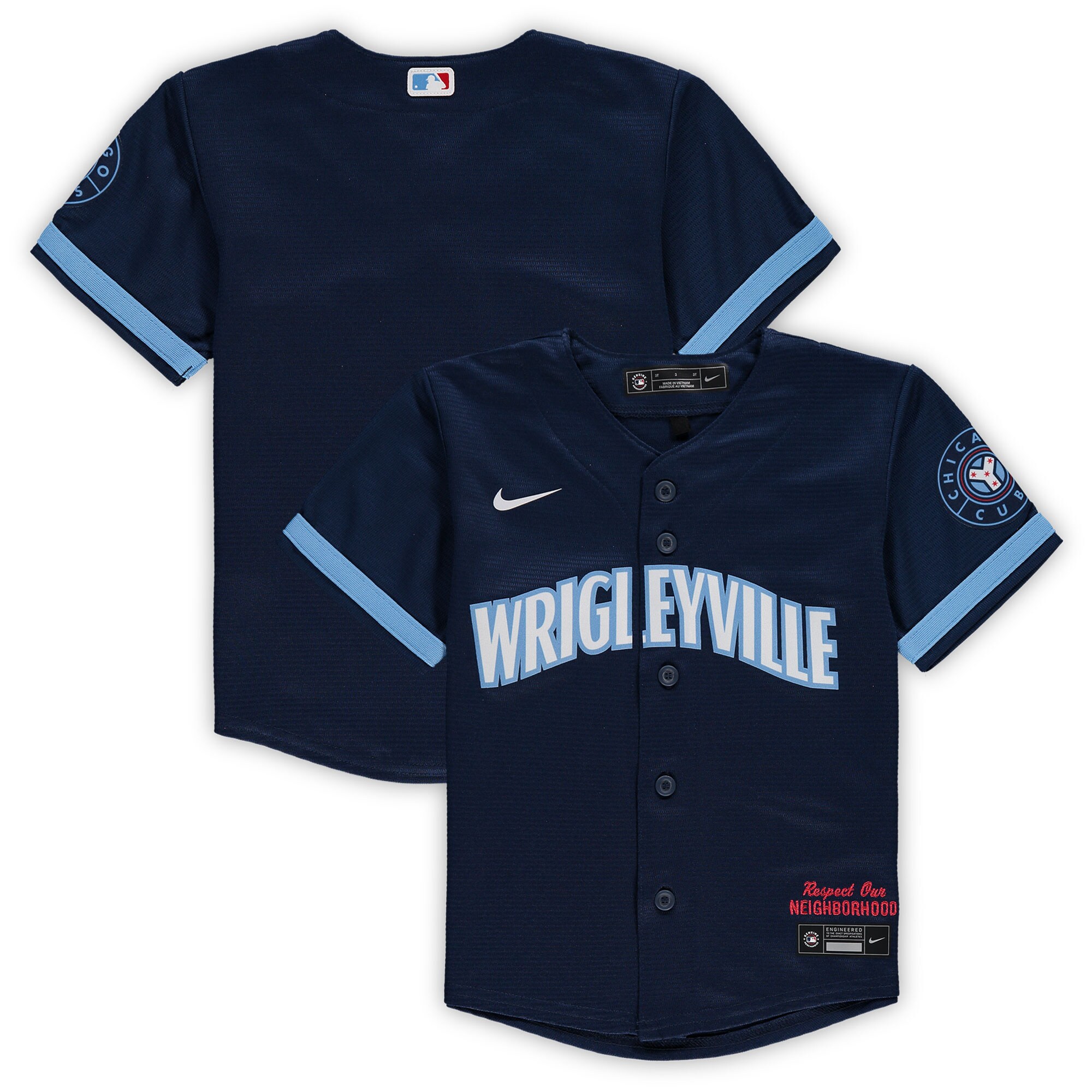 Chicago Cubs Toddler City Connect Replica Team Jersey - Navy cheap jerseys for sale - CheapJerseys.Shop