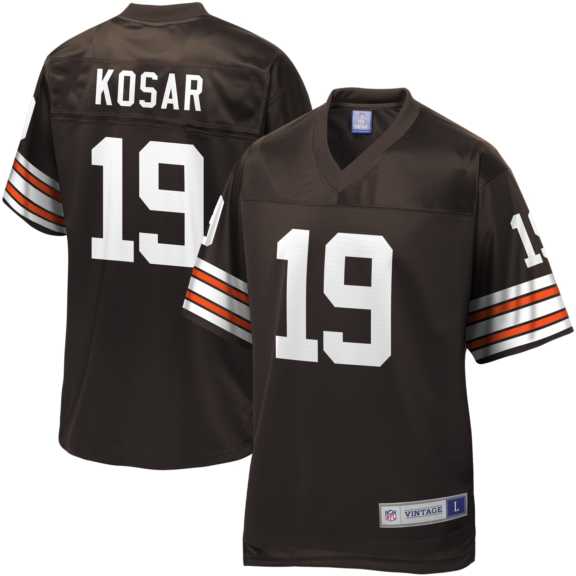 Bernie Kosar Cleveland Browns Pro Line Retired Player Replica Jersey - Brown cheap jerseys for sale - CheapJerseys.Shop