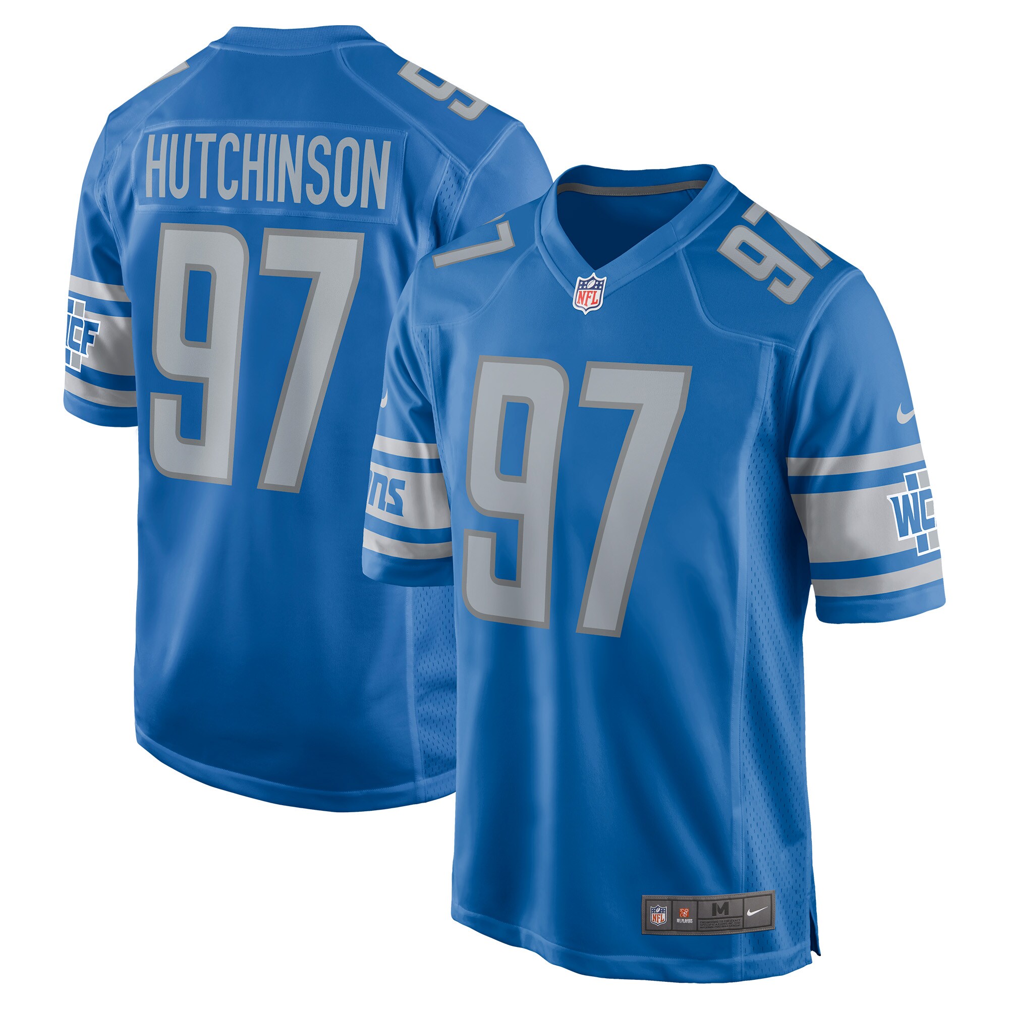 Aidan Hutchinson Detroit Lions Player Game Jersey - Blue cheap jerseys for sale - CheapJerseys.Shop
