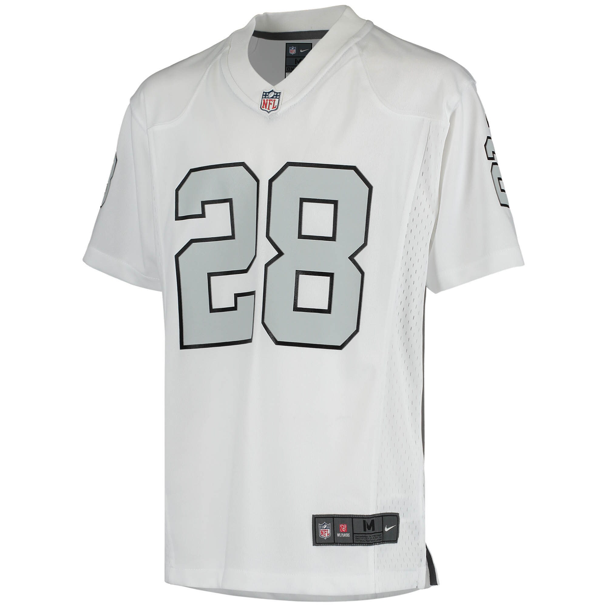 Josh Jacobs Las Vegas Raiders Youth Color Rush Game Jersey - White cheap jerseys for sale - CheapJerseys.Shop