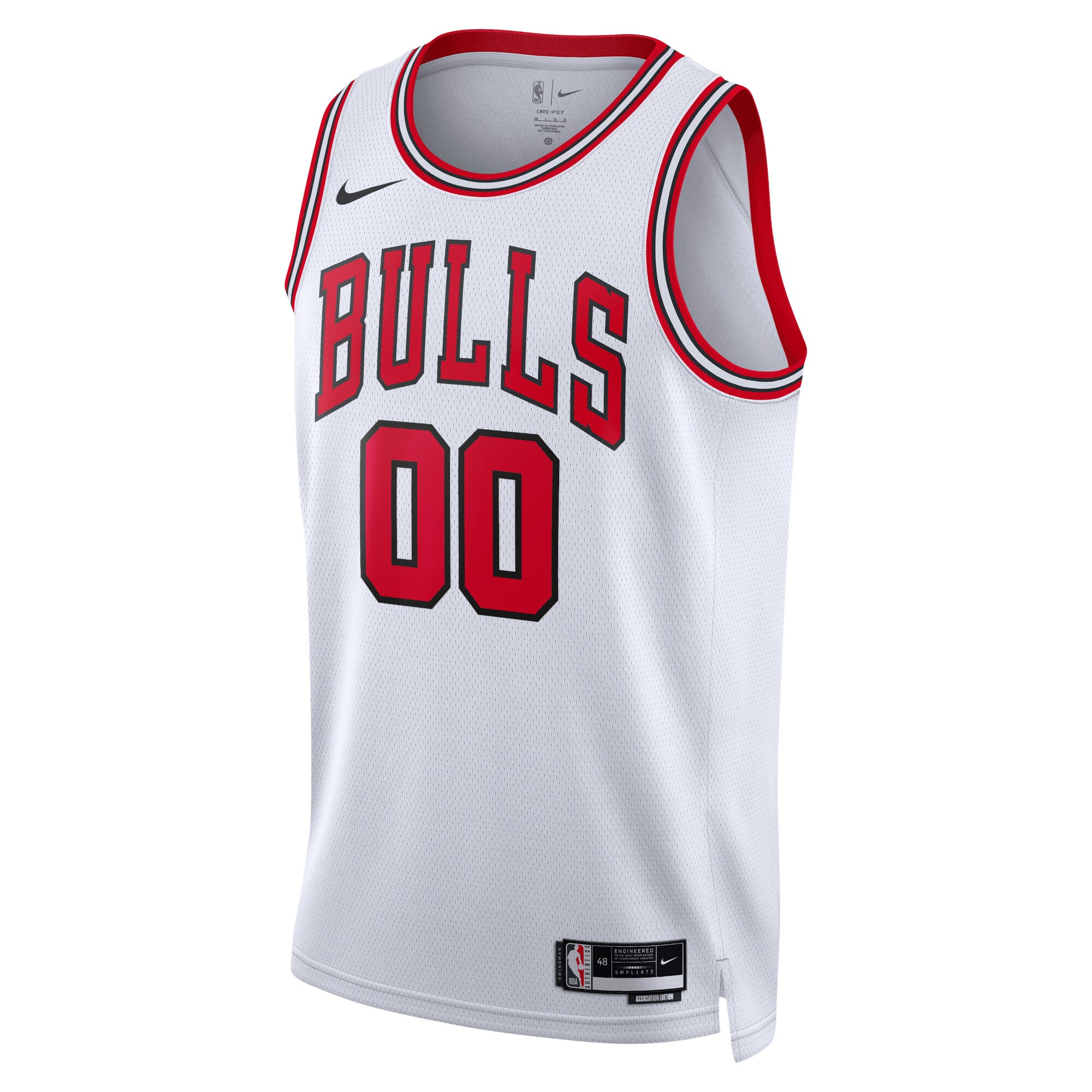 Chicago Bulls Unisex Swingman Custom Jersey White - Association Edition cheap jerseys for sale - CheapJerseys.Shop