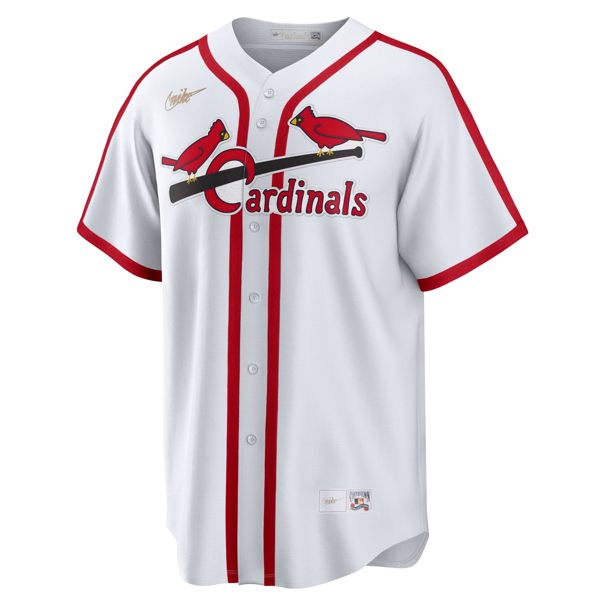 Ozzie Smith St. Louis Cardinals Home Cooperstown Collection Player Jersey - White cheap jerseys for sale - CheapJerseys.Shop