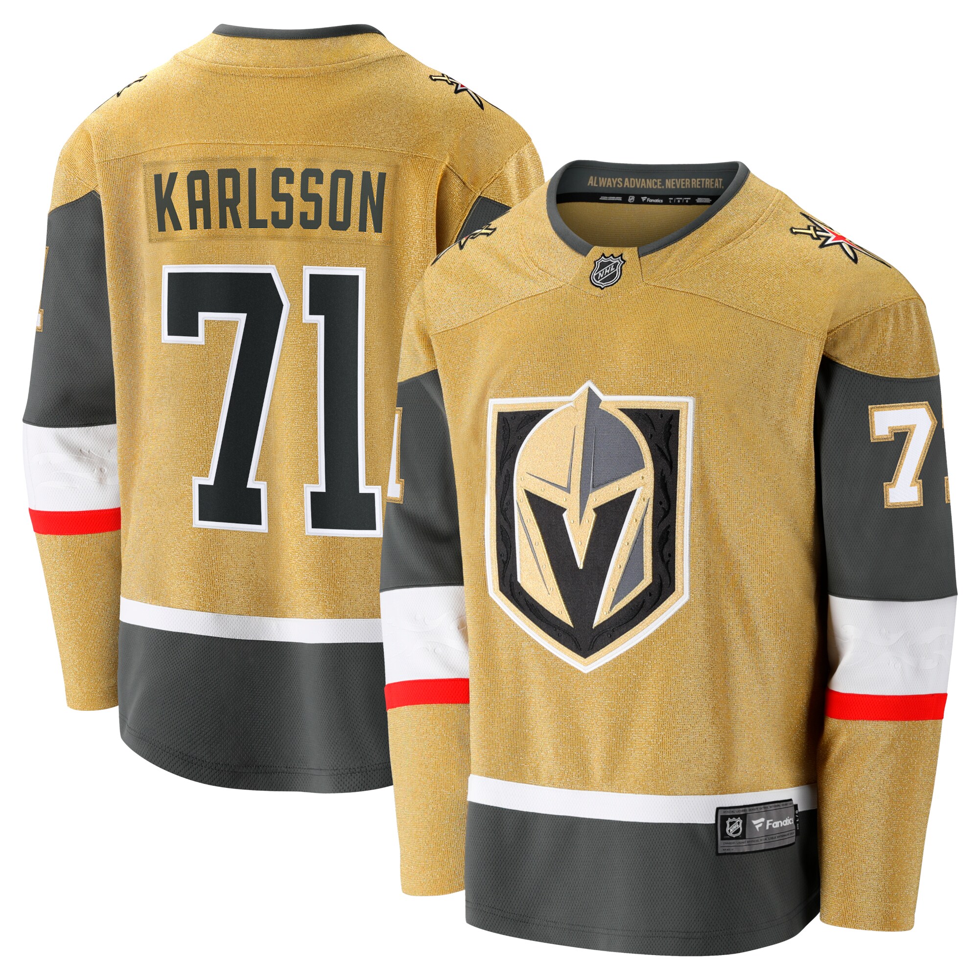 William Karlsson Vegas Golden Knights Fanatics Home Breakaway Jersey - Gold cheap jerseys for sale - CheapJerseys.Shop