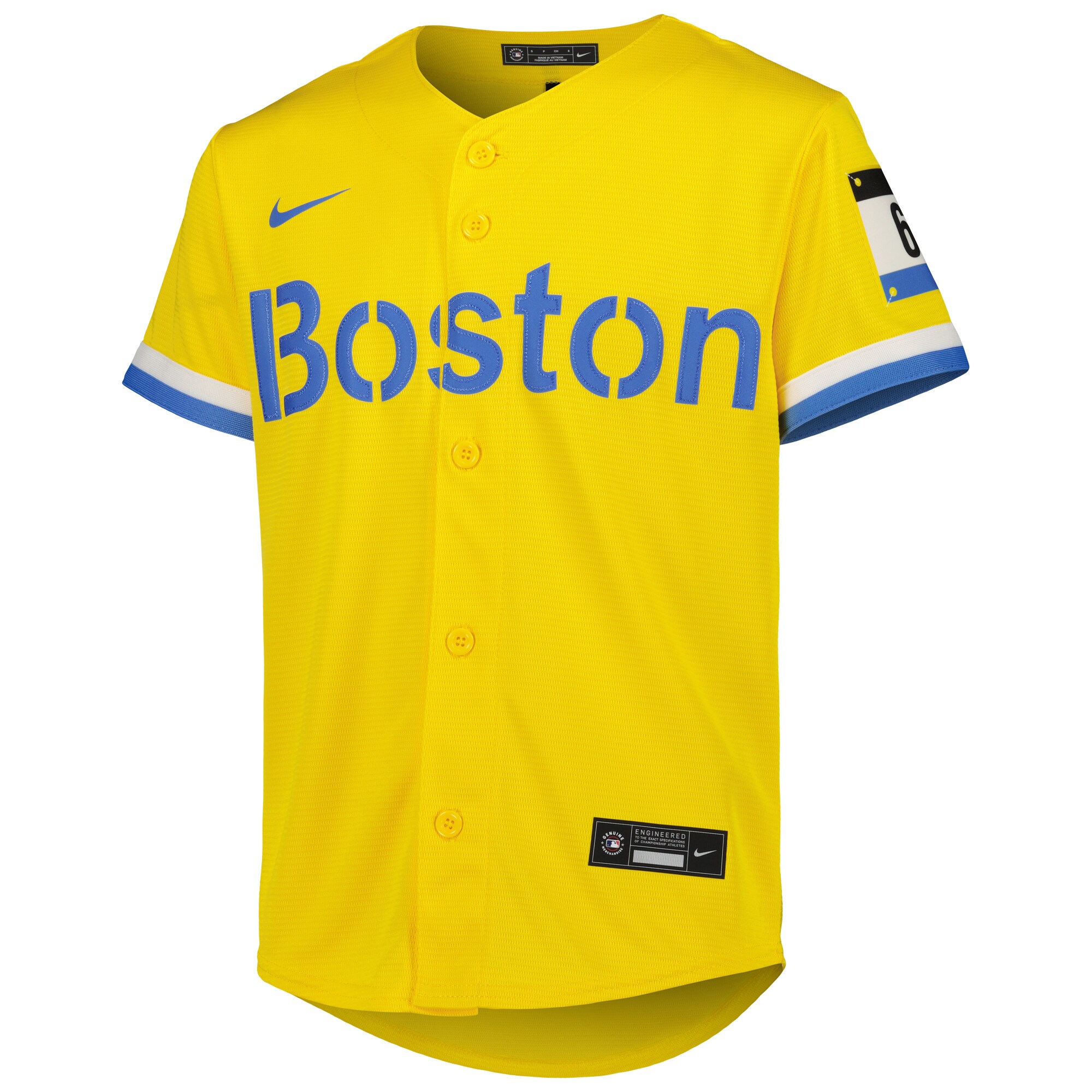 Trevor Story Boston Red Sox Youth City Connect Replica Player Jersey - Gold cheap jerseys for sale - CheapJerseys.Shop