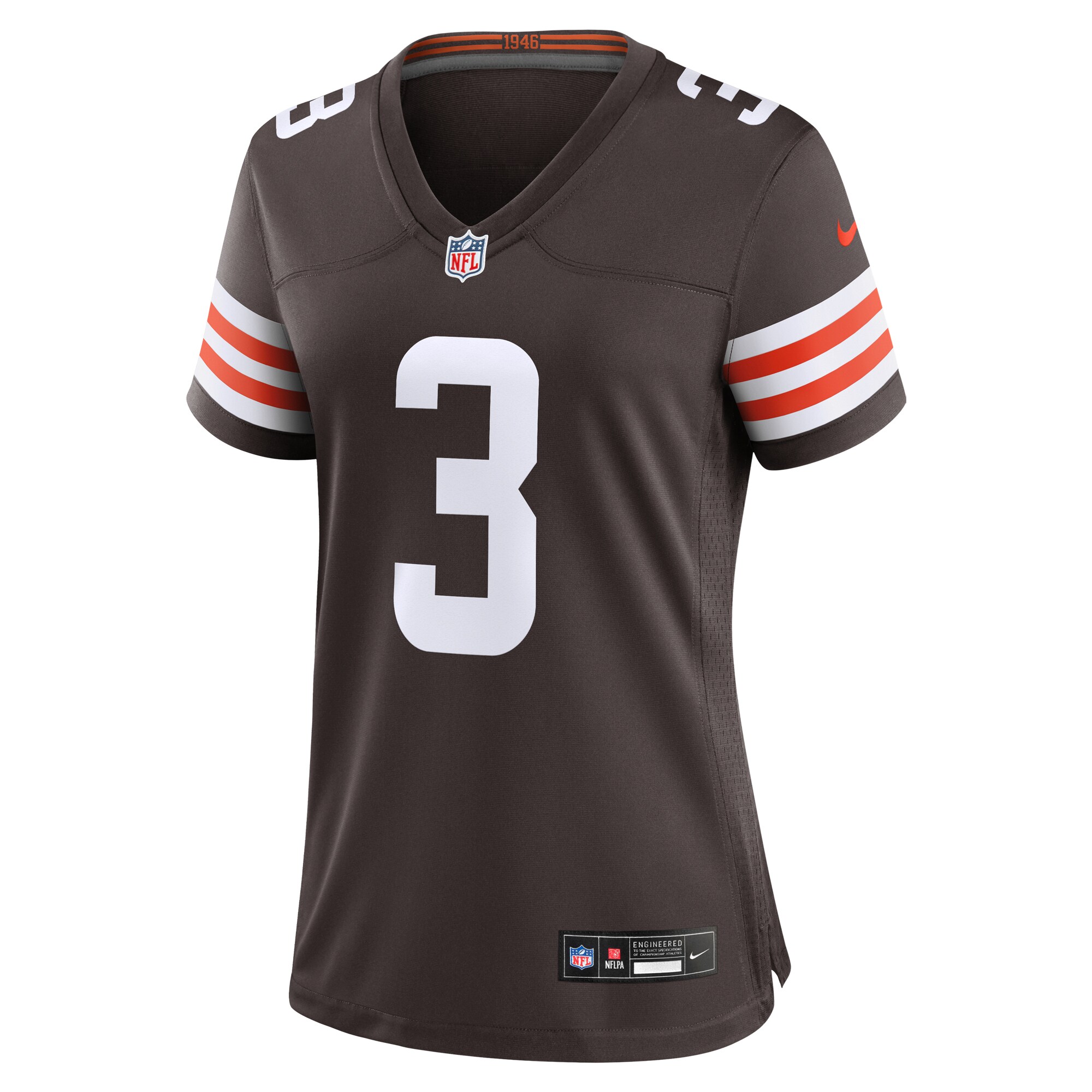 Jerry Jeudy Cleveland Browns Women's Game Jersey - Brown cheap jerseys for sale - CheapJerseys.Shop