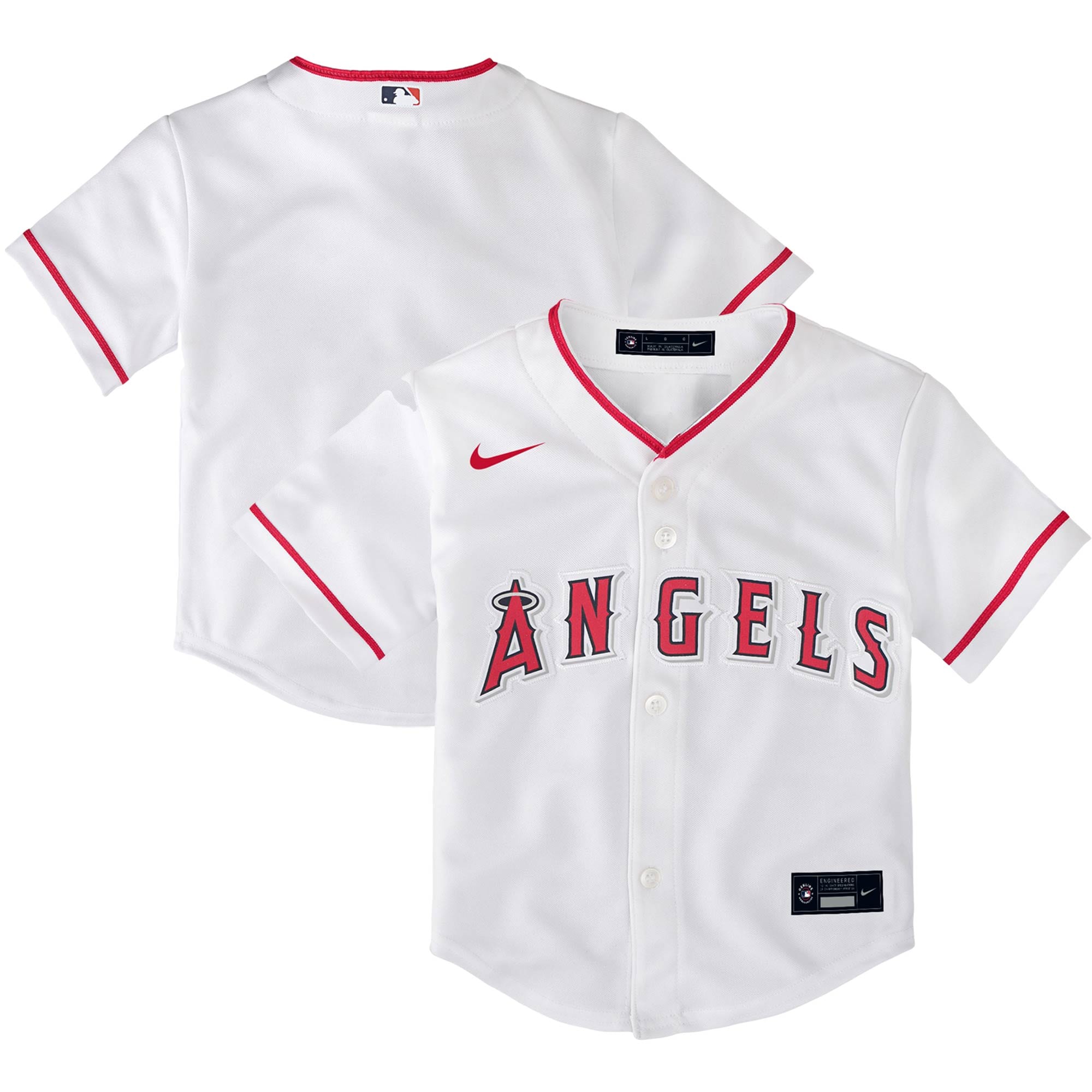 Los Angeles Angels Toddler Home Replica Team Jersey - White cheap jerseys for sale - CheapJerseys.Shop
