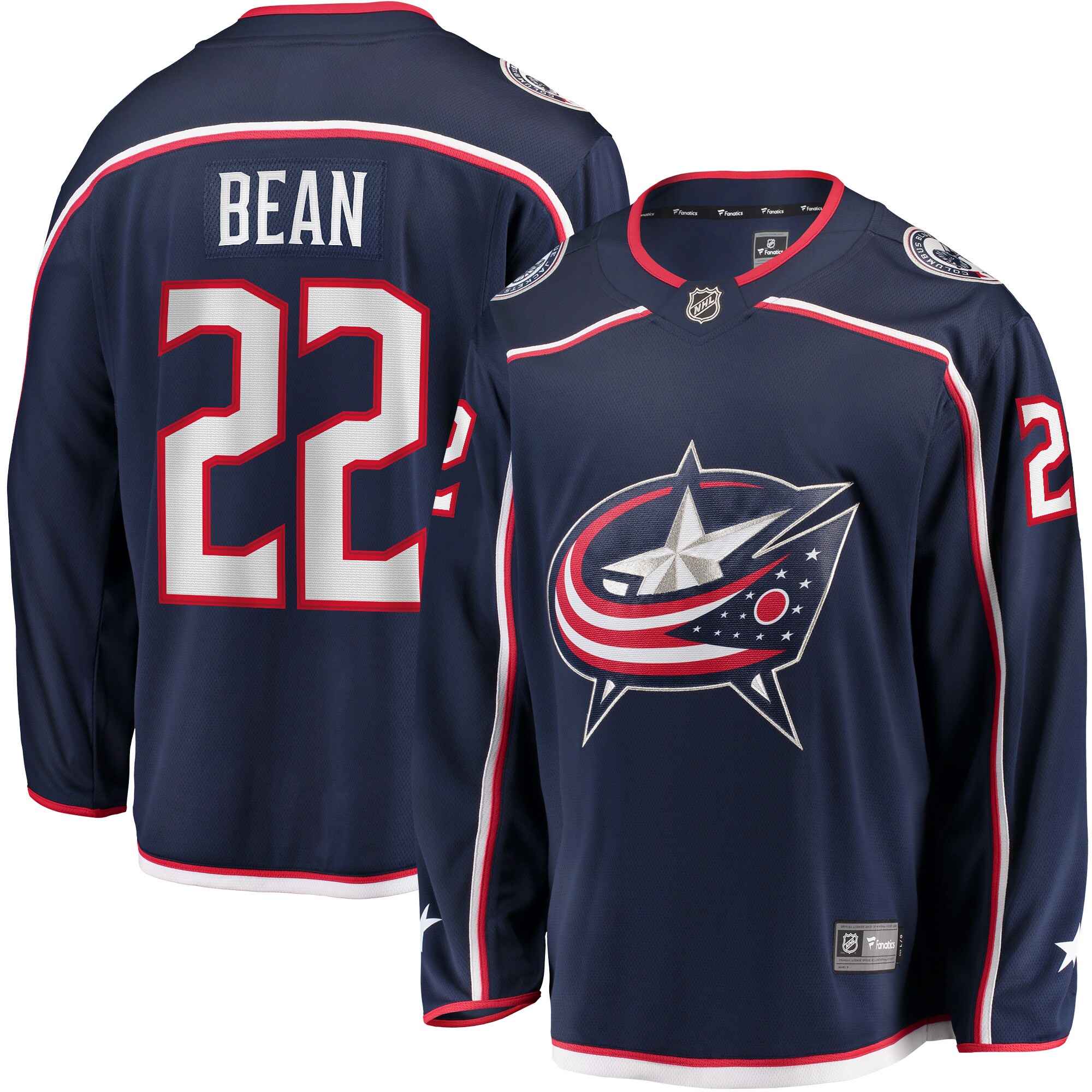 Jake Bean Columbus Blue Jackets Fanatics Home Breakaway Player Jersey - Navy cheap jerseys for sale - CheapJerseys.Shop
