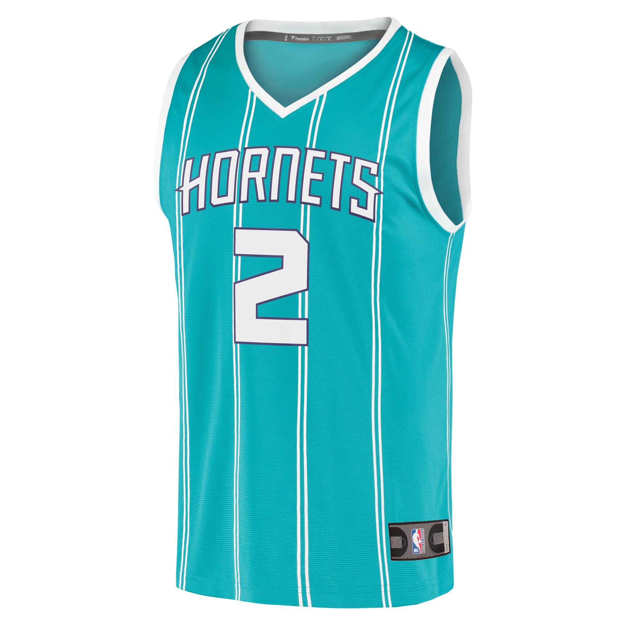 LaMelo Ball Charlotte Hornets Fanatics Fast Break Replica Jersey Teal - Icon Edition cheap jerseys for sale - CheapJerseys.Shop