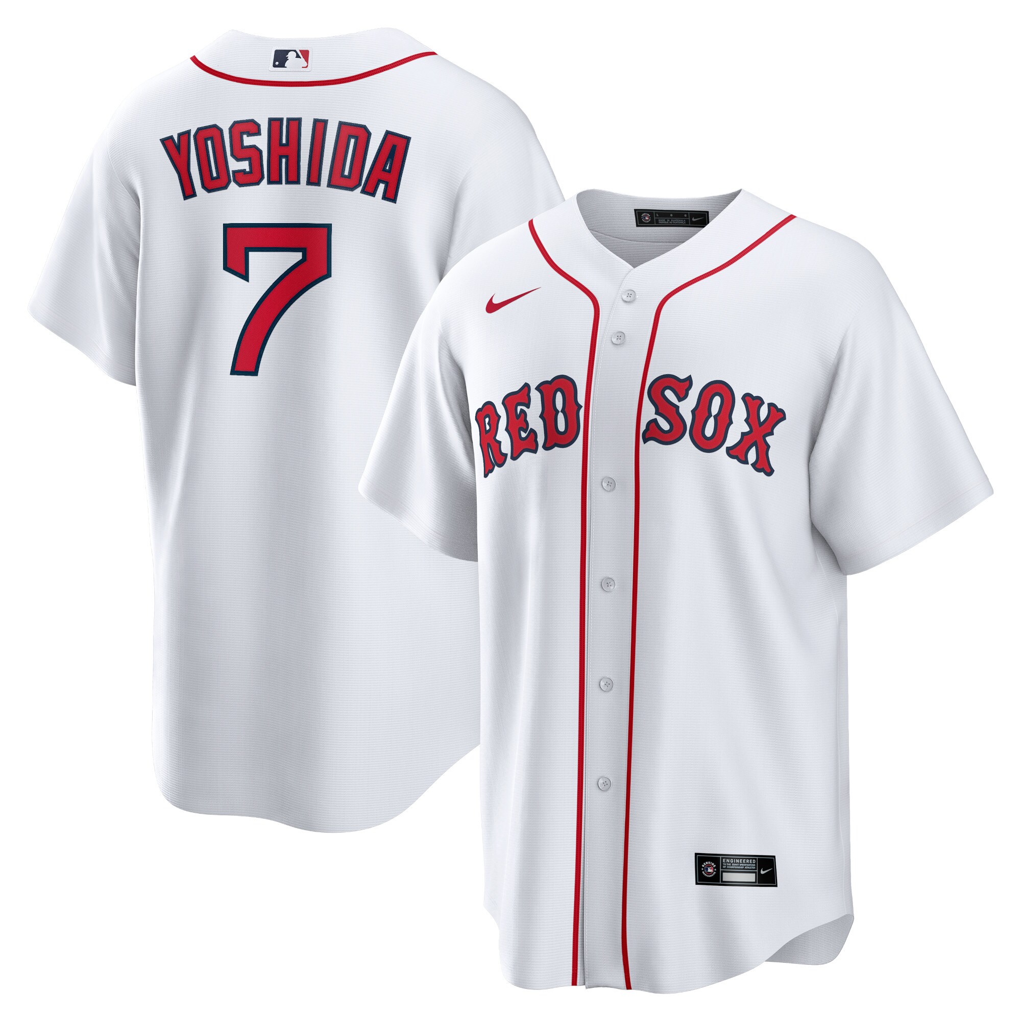 Masataka Yoshida Boston Red Sox Replica Player Jersey - White cheap jerseys for sale - CheapJerseys.Shop
