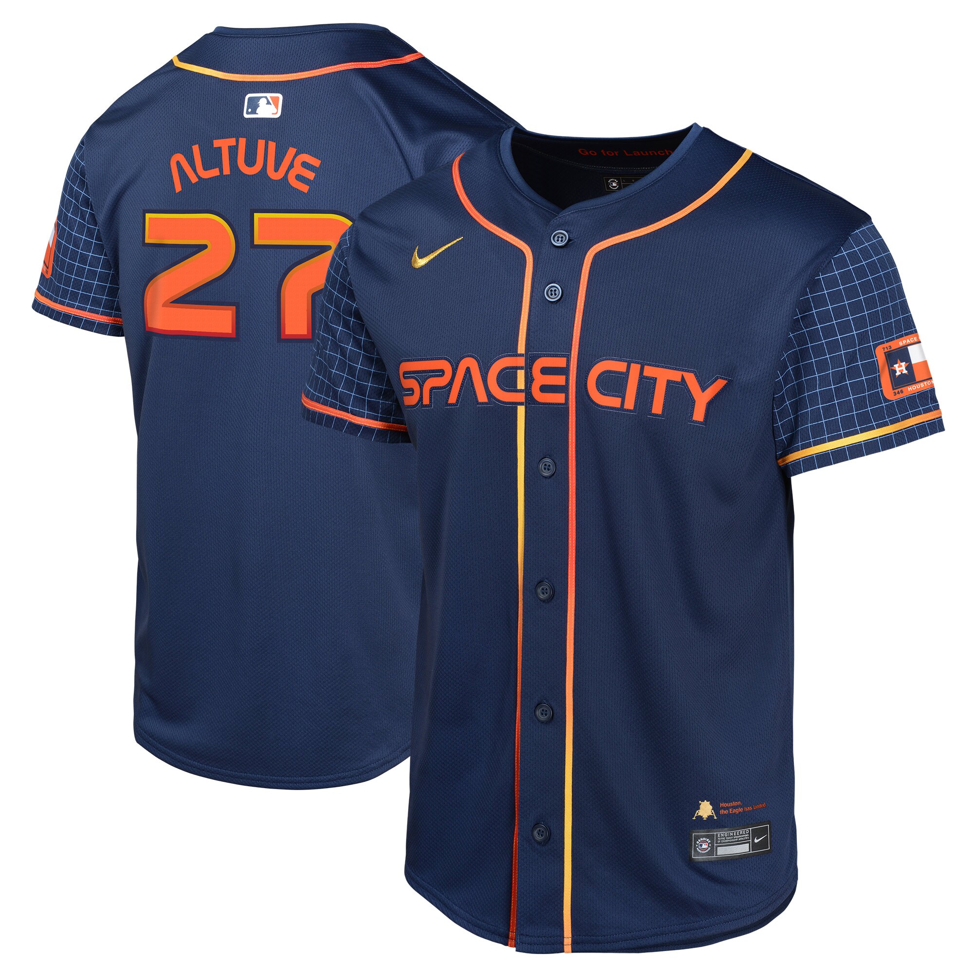 Jose Altuve Houston Astros Youth City Connect Limited Player Jersey - Navy cheap jerseys for sale - CheapJerseys.Shop