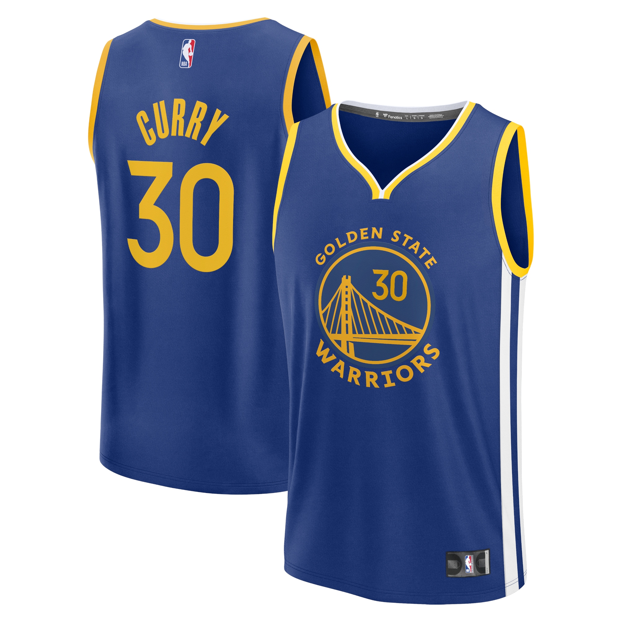 Stephen Curry Golden State Warriors Fanatics Fast Break Replica Jersey - Icon Edition - Royal cheap jerseys for sale - CheapJerseys.Shop
