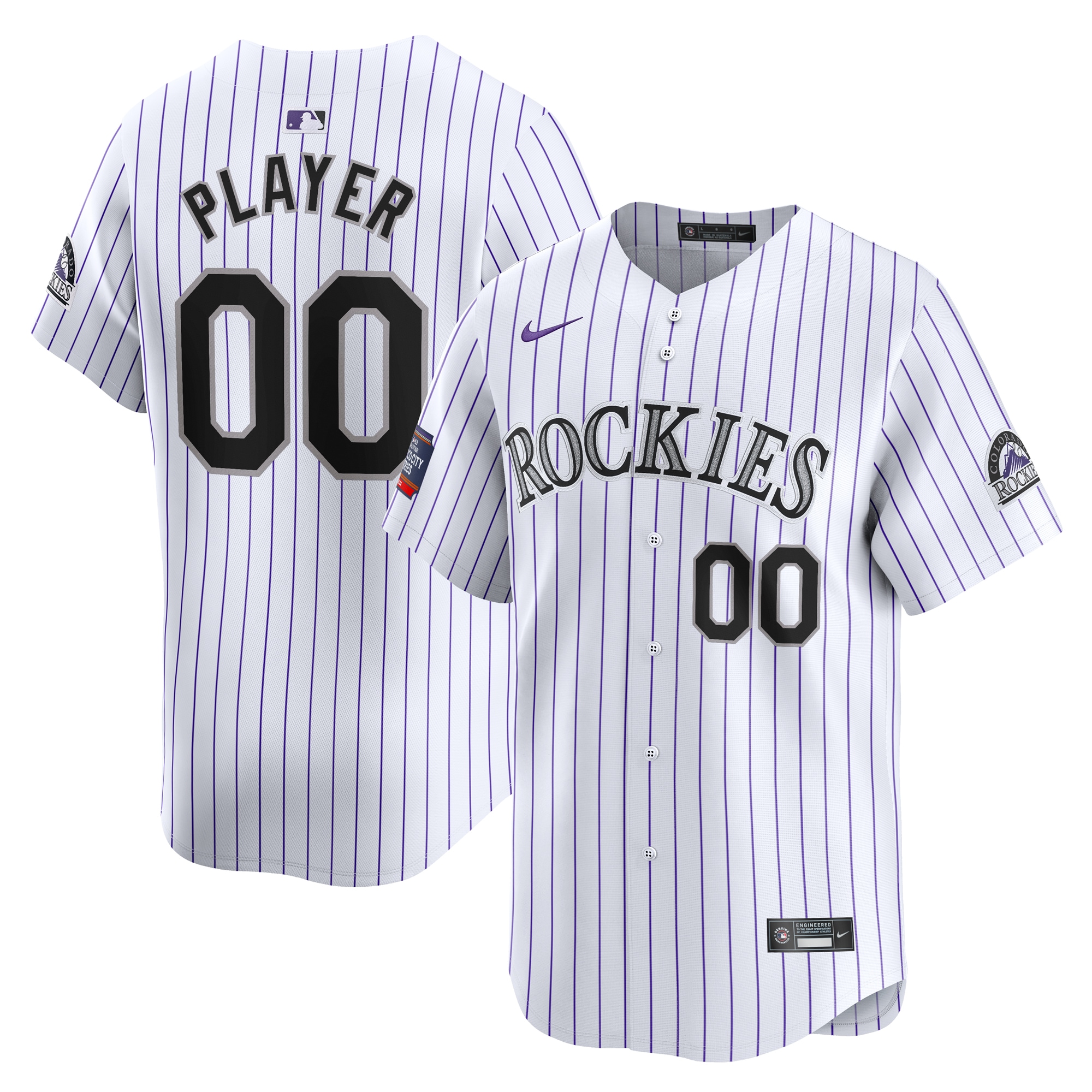 Colorado Rockies 2024 World Tour Mexico City Series Home Limited Pick-A-Player Jersey\u00c2\u00a0\u00e2\u20ac\u201c White cheap jerseys for sale - CheapJerseys.Shop