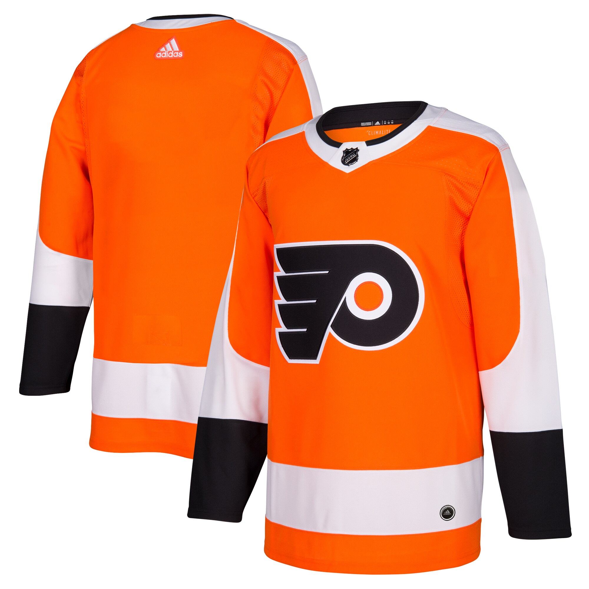 Philadelphia Flyers Home Authentic Blank Jersey - Orange cheap jerseys for sale - CheapJerseys.Shop