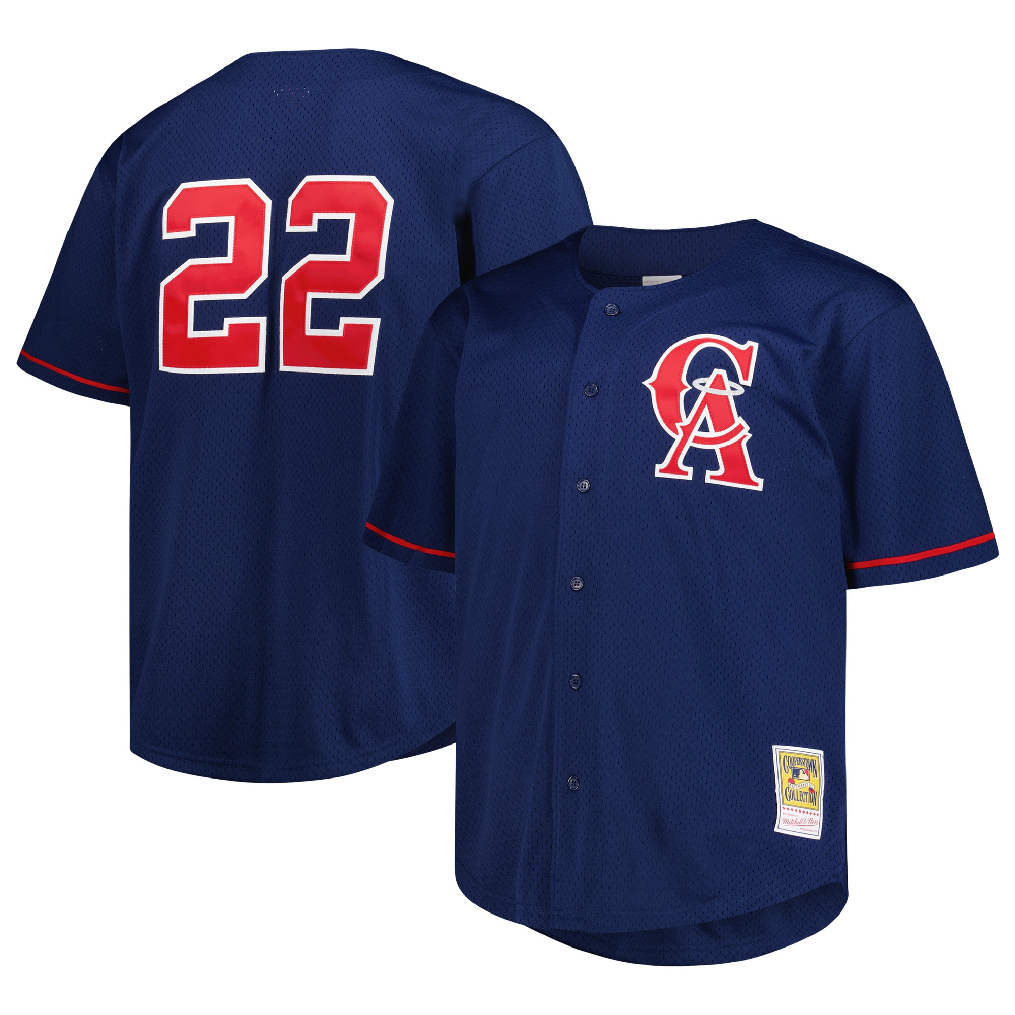 Bo Jackson California Angels Mitchell & Ness Big & Tall Cooperstown Collection Batting Practice Replica Jersey - Navy cheap jerseys for sale - CheapJerseys.Shop