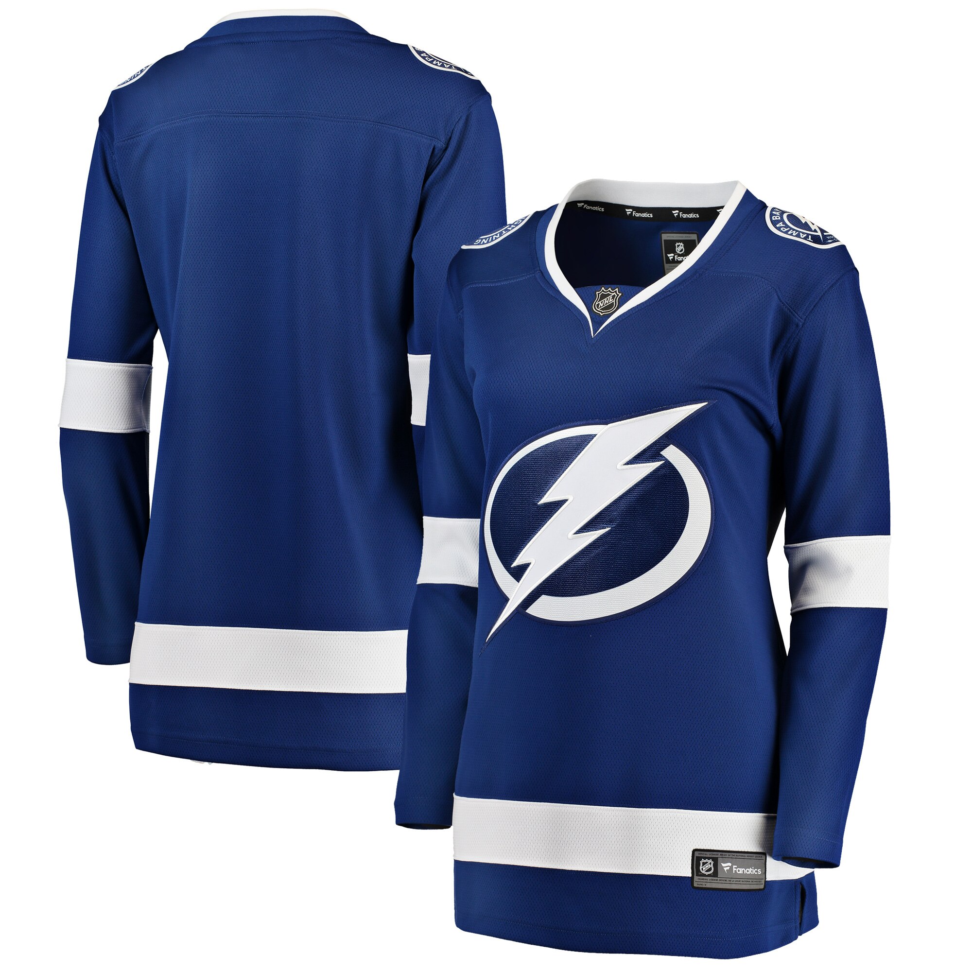 Tampa Bay Lightning Fanatics Women's Breakaway Home Jersey - Blue cheap jerseys for sale - CheapJerseys.Shop