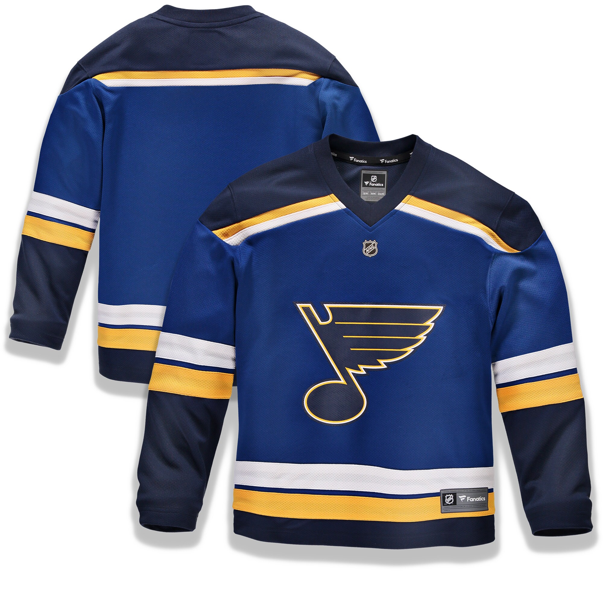 St. Louis Blues Fanatics Youth Home Replica Blank Jersey - Blue cheap jerseys for sale - CheapJerseys.Shop
