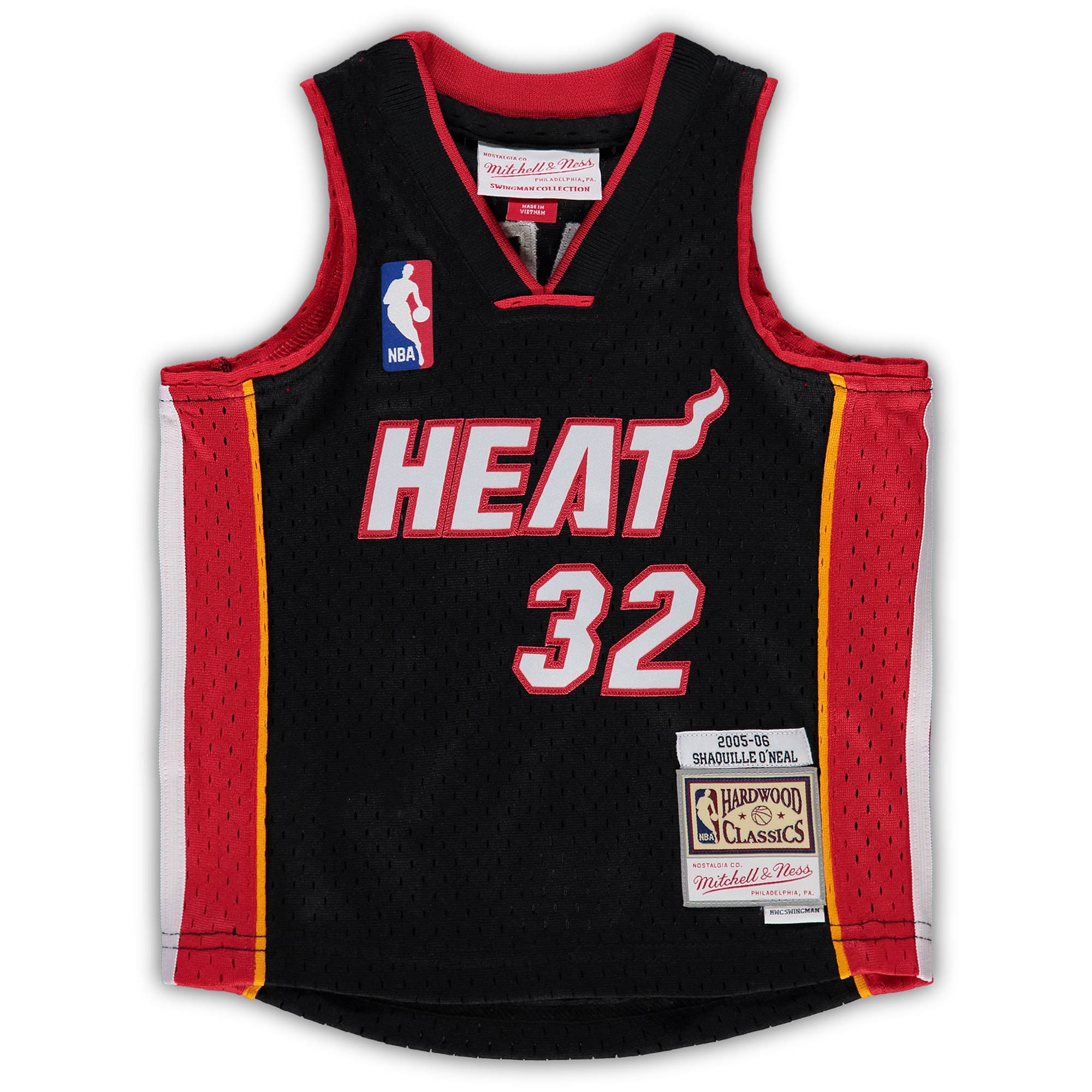 Shaquille O'Neal Miami Heat Mitchell & Ness Infant 2005\/06 Hardwood Classics Retired Player Jersey - Black cheap jerseys for sale - CheapJerseys.Shop