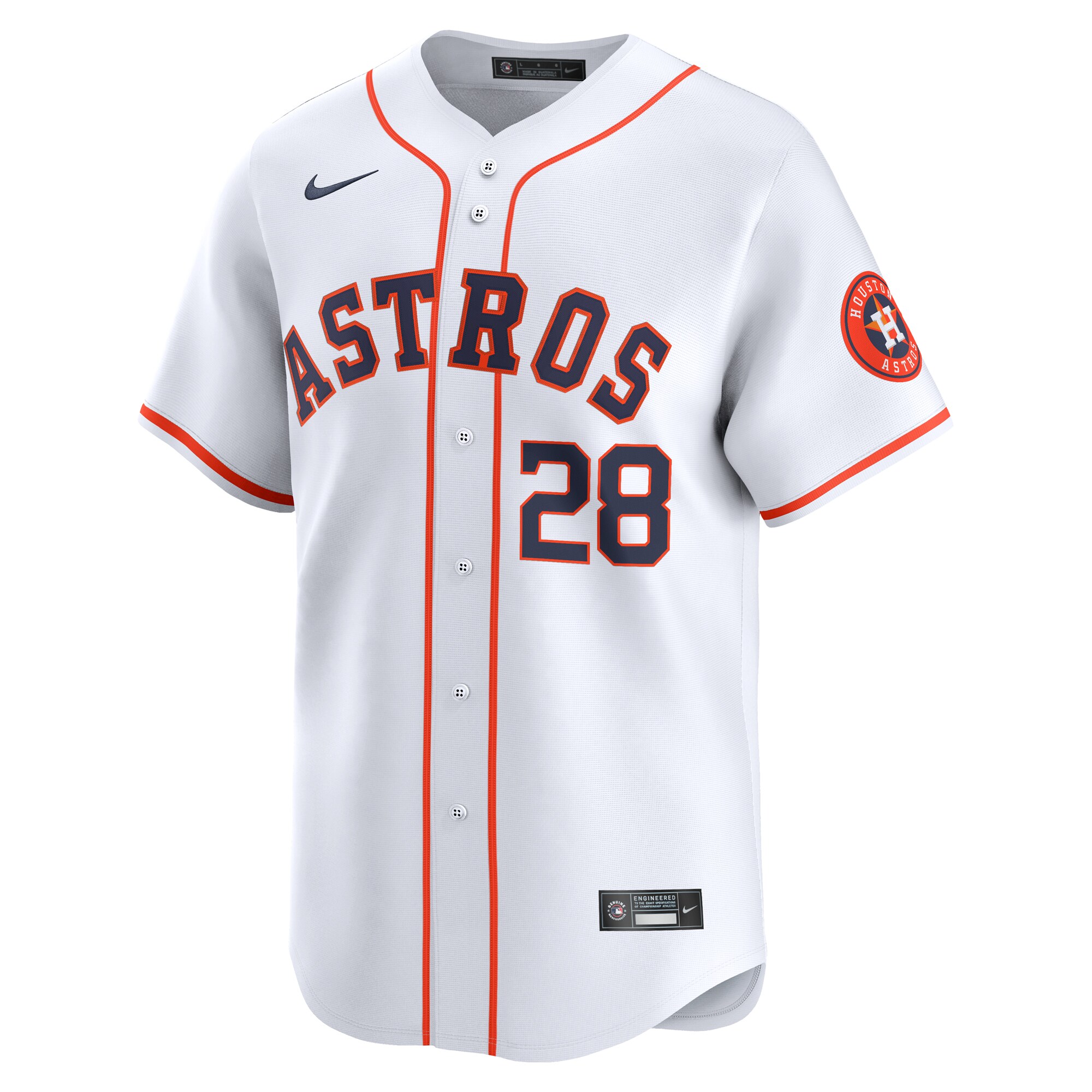 Jon Singleton Houston Astros Home Limited Player Jersey - White cheap jerseys for sale - CheapJerseys.Shop