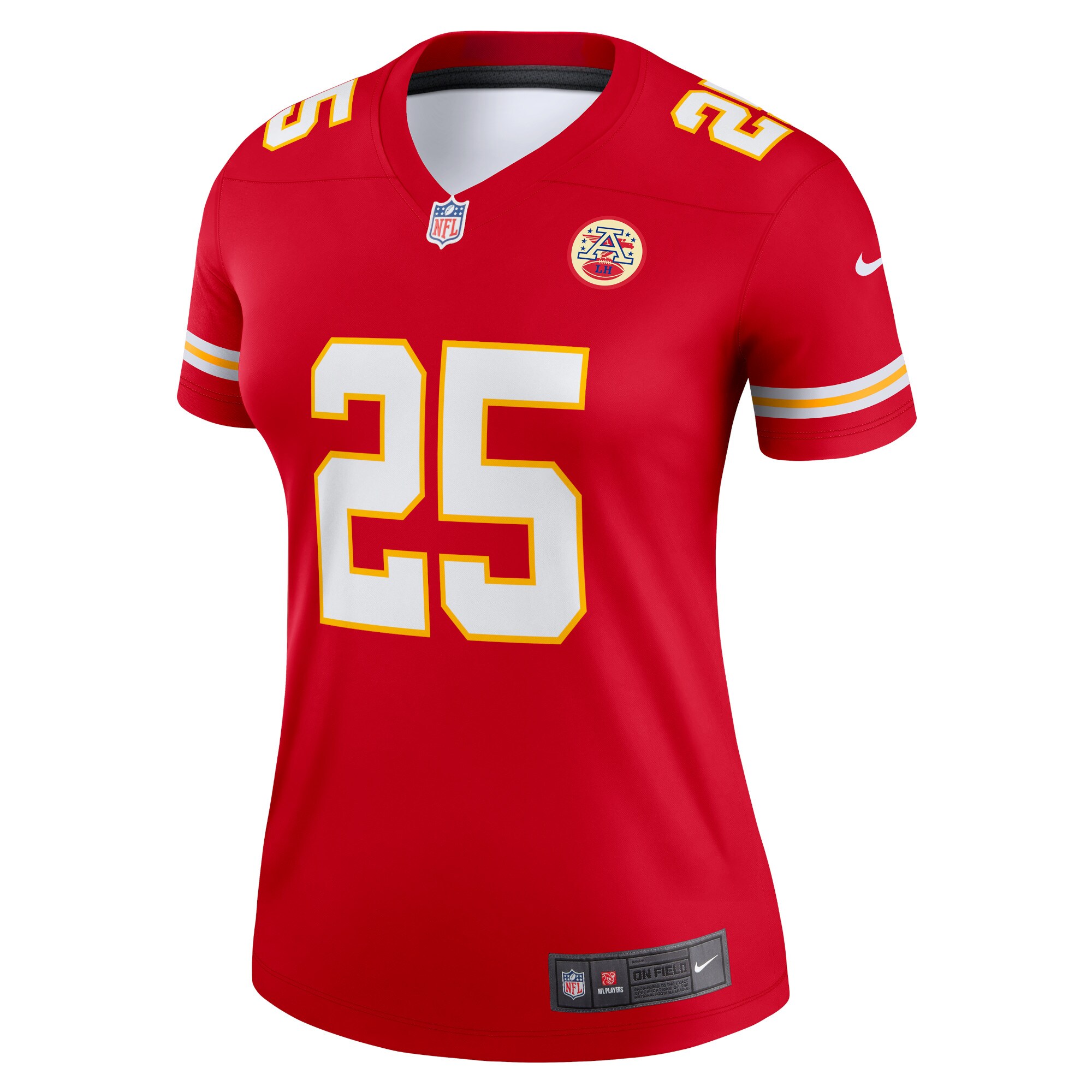 Clyde Edwards-Helaire Kansas City Chiefs Women's Legend Jersey - Red cheap jerseys for sale - CheapJerseys.Shop