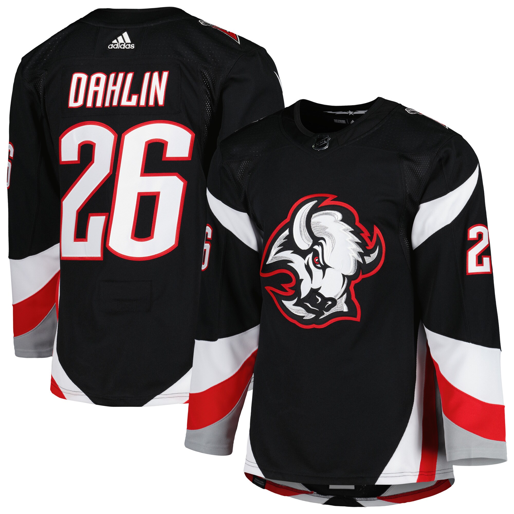 Rasmus Dahlin Buffalo Sabres Alternate Primegreen Authentic Player Jersey - Black cheap jerseys for sale - CheapJerseys.Shop