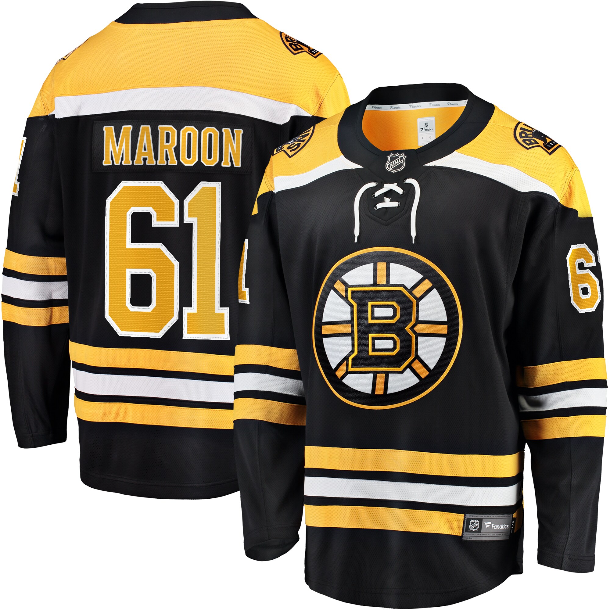Pat Maroon Boston Bruins Fanatics Home Premier Breakaway Player Jersey - Black cheap jerseys for sale - CheapJerseys.Shop