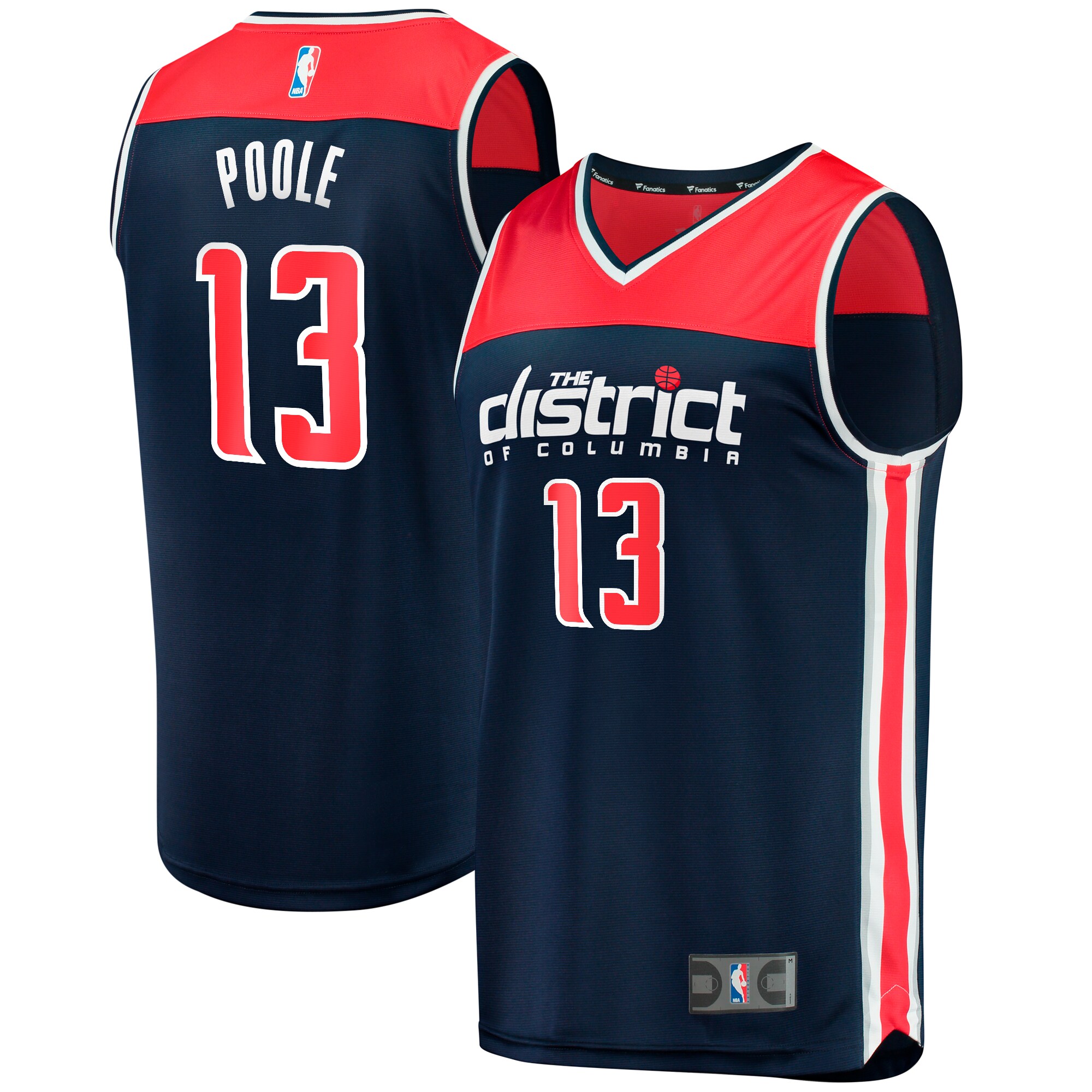 Jordan Poole Washington Wizards Fanatics Fast Break Player Jersey - Statement Edition - Navy cheap jerseys for sale - CheapJerseys.Shop