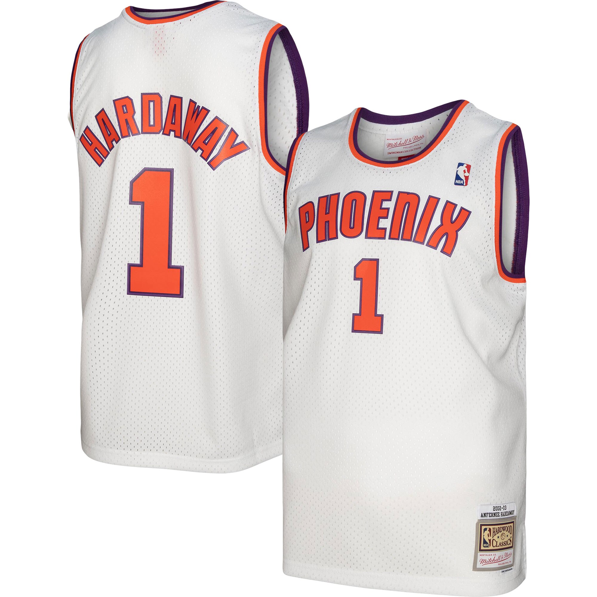 Penny Hardaway Phoenix Suns Mitchell & Ness 2001\/02 Hardwood Classics Swingman Jersey - White cheap jerseys for sale - CheapJerseys.Shop