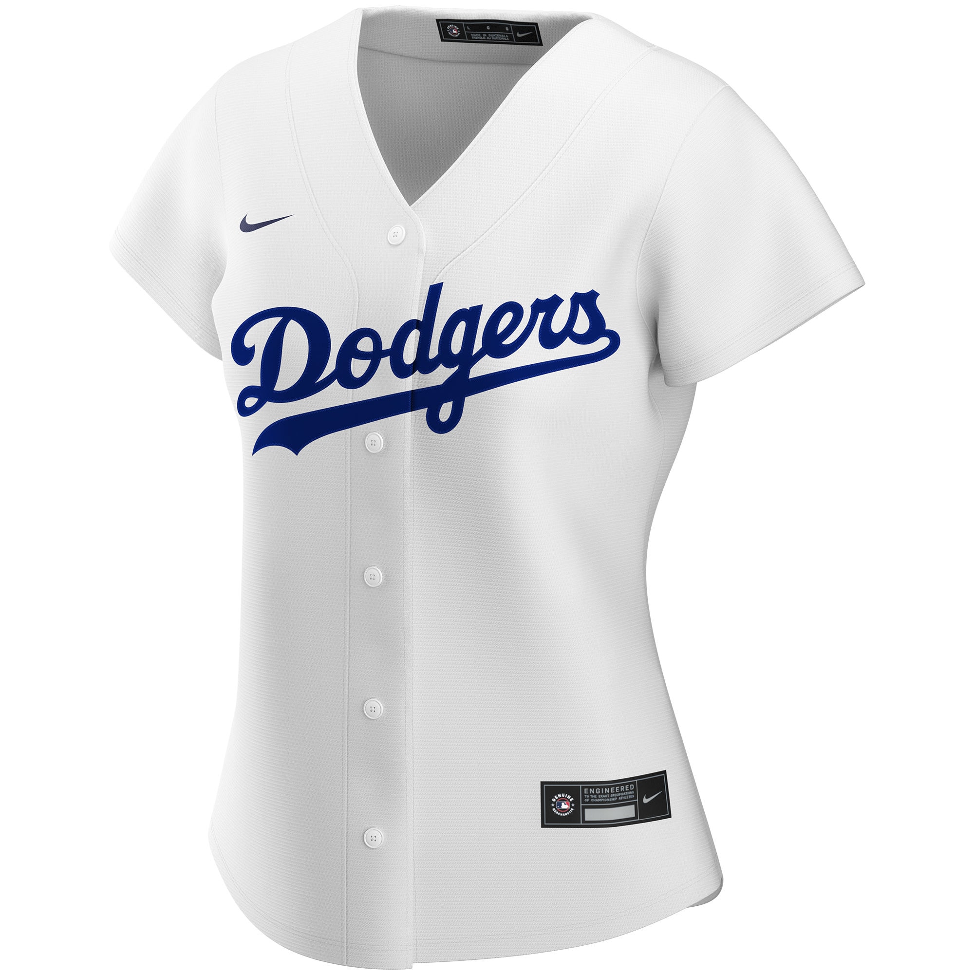 Los Angeles Dodgers Women's Home Replica Custom Jersey - White cheap jerseys for sale - CheapJerseys.Shop