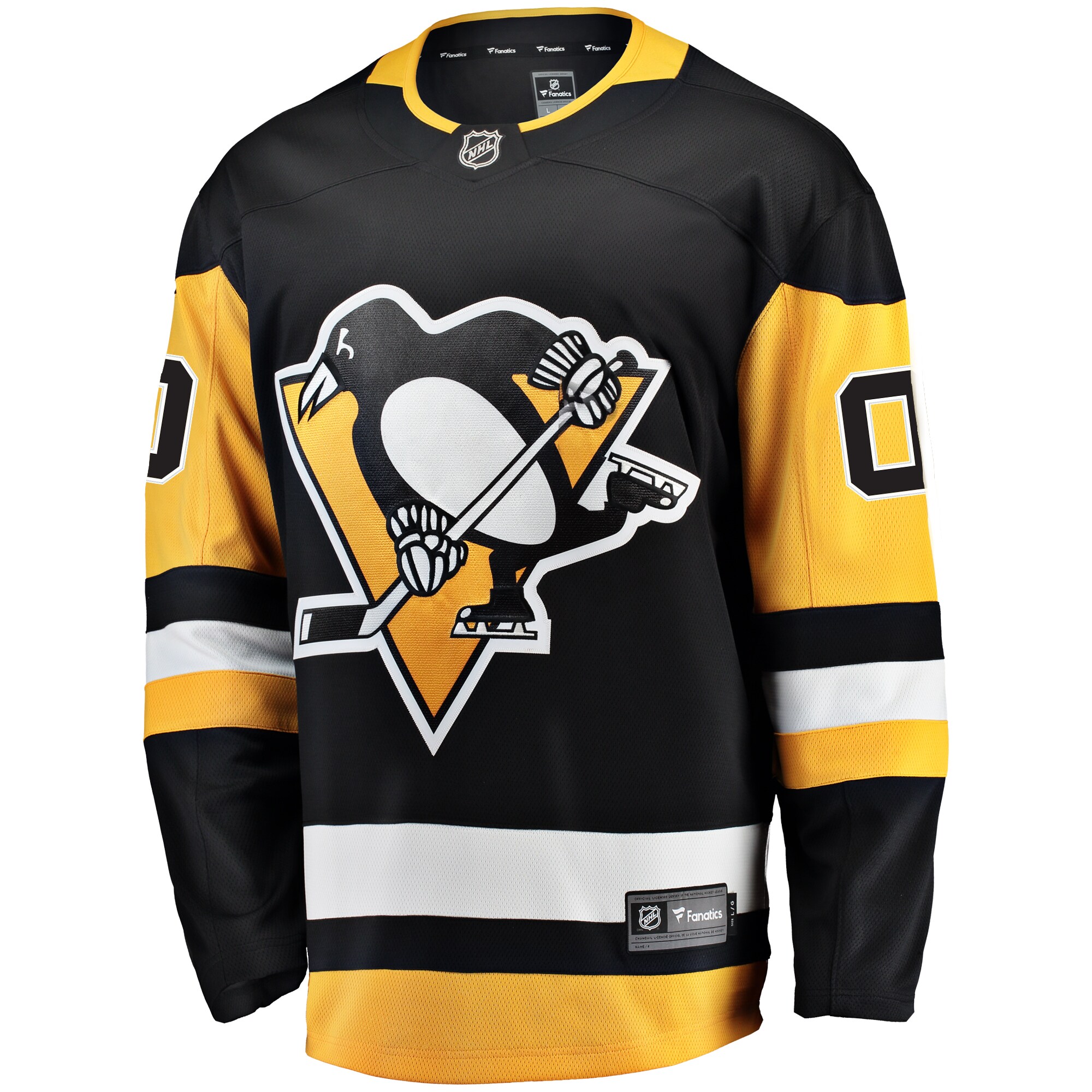 Pittsburgh Penguins Fanatics Home Breakaway Custom Jersey - Black cheap jerseys for sale - CheapJerseys.Shop