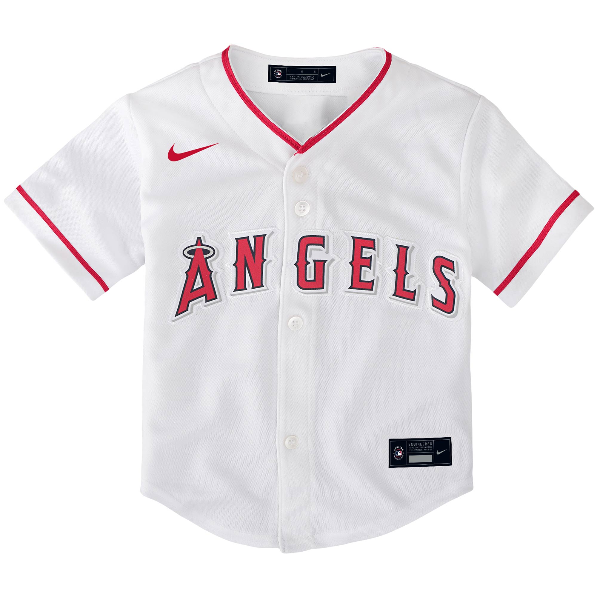 Mike Trout Los Angeles Angels Toddler Home Replica Player Jersey - White cheap jerseys for sale - CheapJerseys.Shop