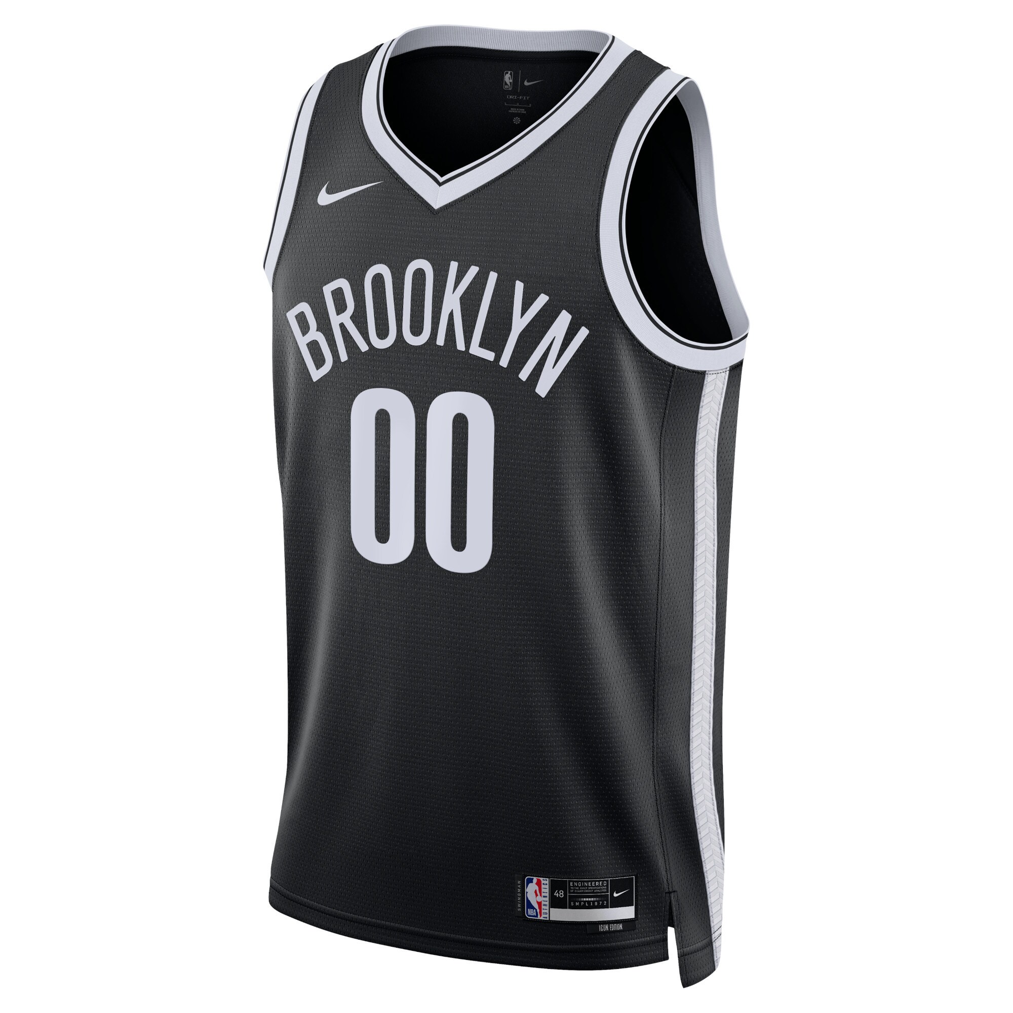 Brooklyn Nets Unisex Swingman Custom Jersey Black - Icon Edition cheap jerseys for sale - CheapJerseys.Shop