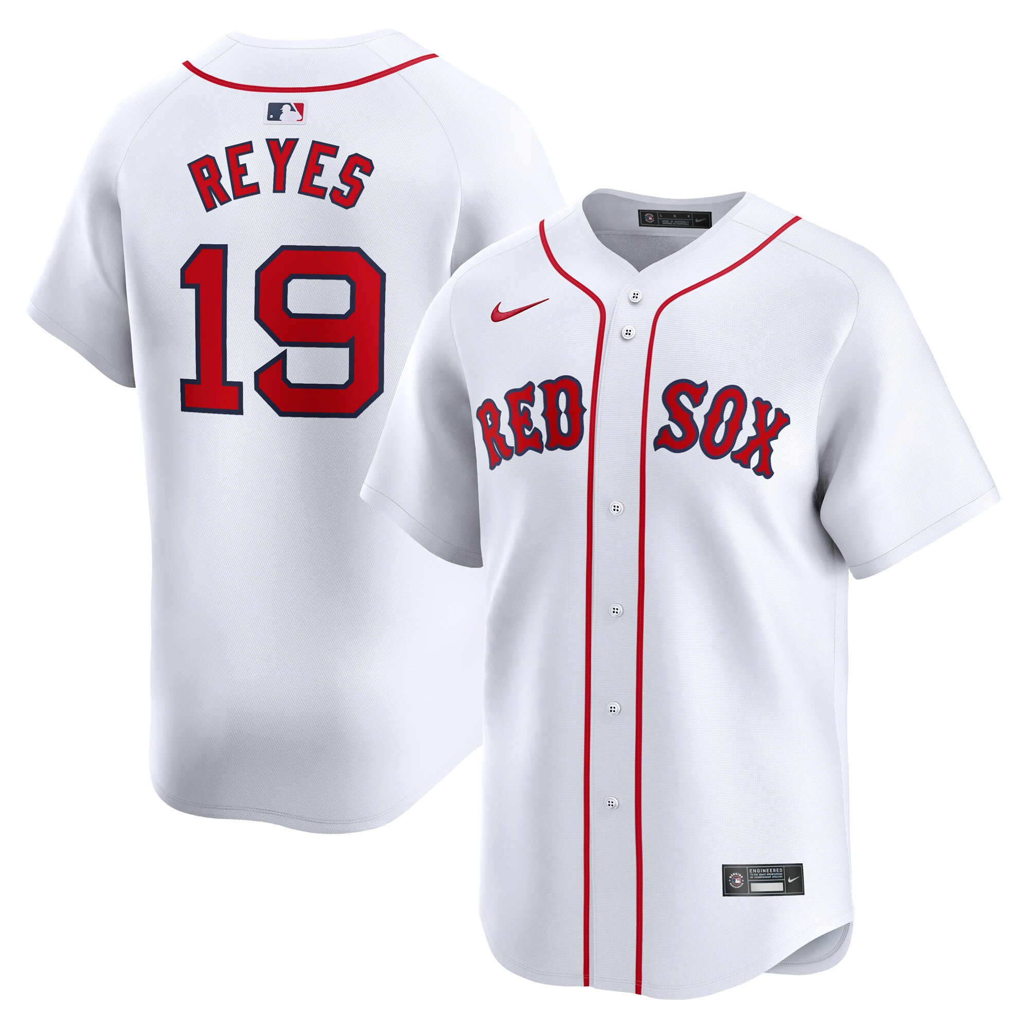 Pablo Reyes Boston Red Sox Home Limited Player Jersey - White cheap jerseys for sale - CheapJerseys.Shop