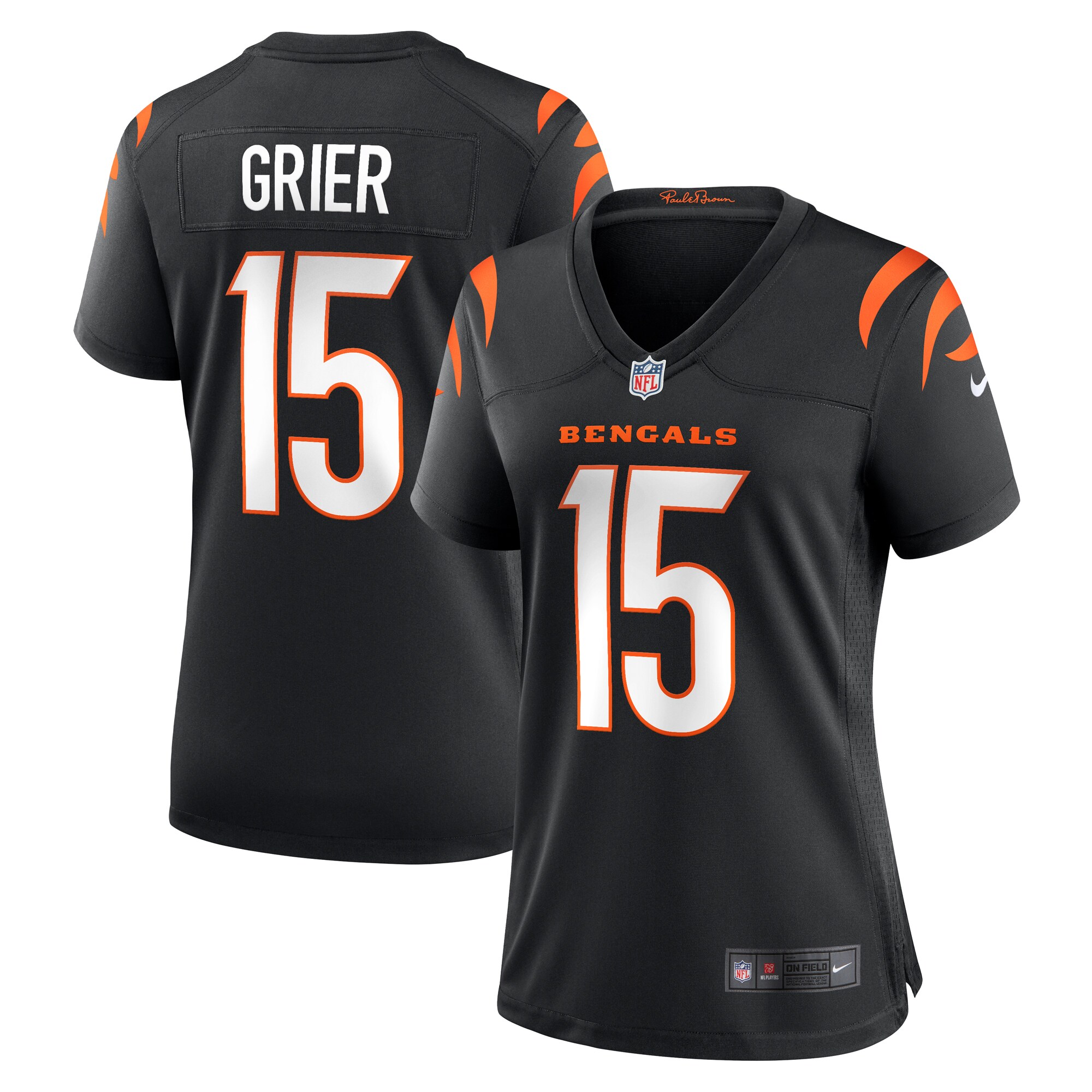 Will Grier Cincinnati Bengals Women's Team Game Jersey - Black cheap jerseys for sale - CheapJerseys.Shop