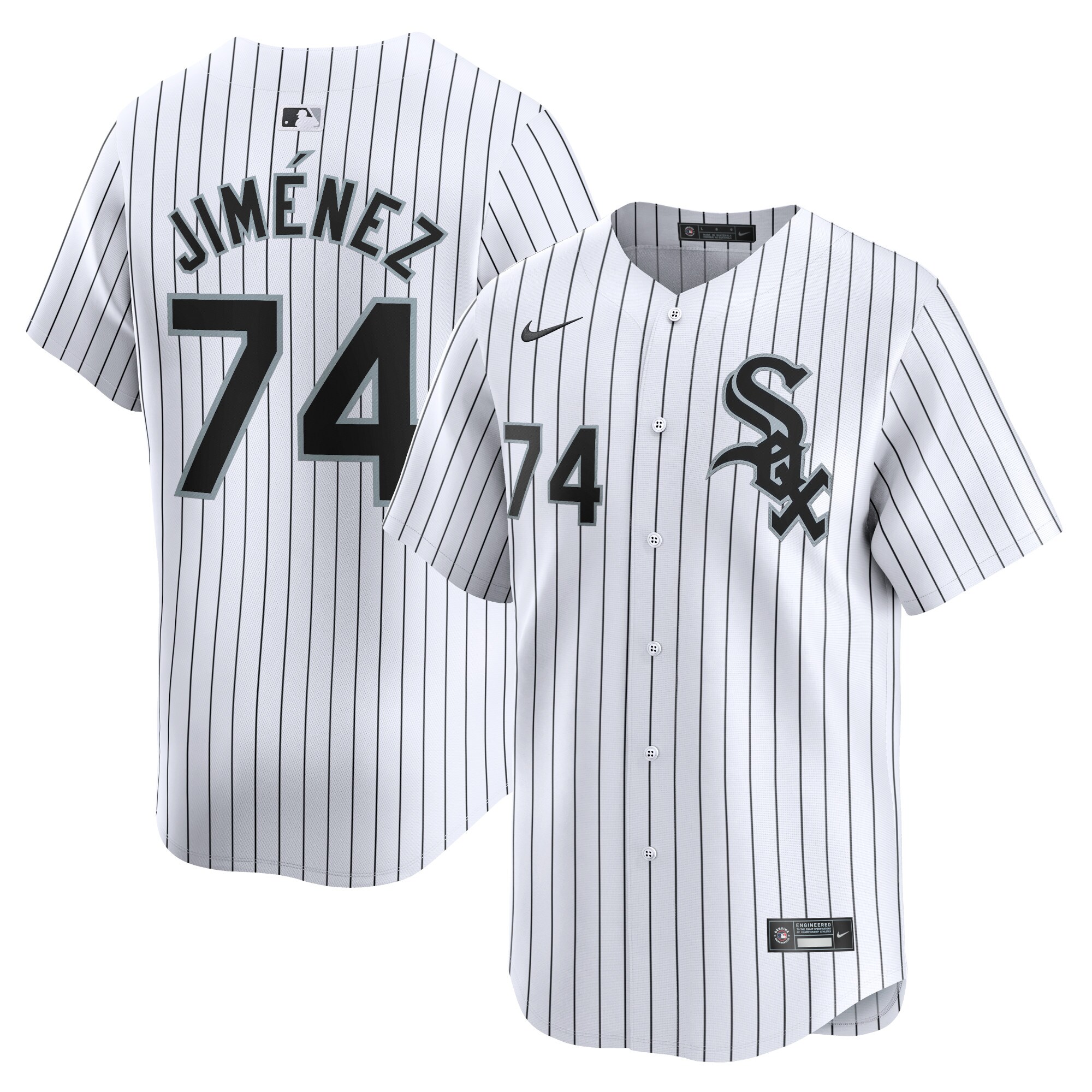 Eloy Jimenez Chicago White Sox Home Limited Player Jersey - White cheap jerseys for sale - CheapJerseys.Shop