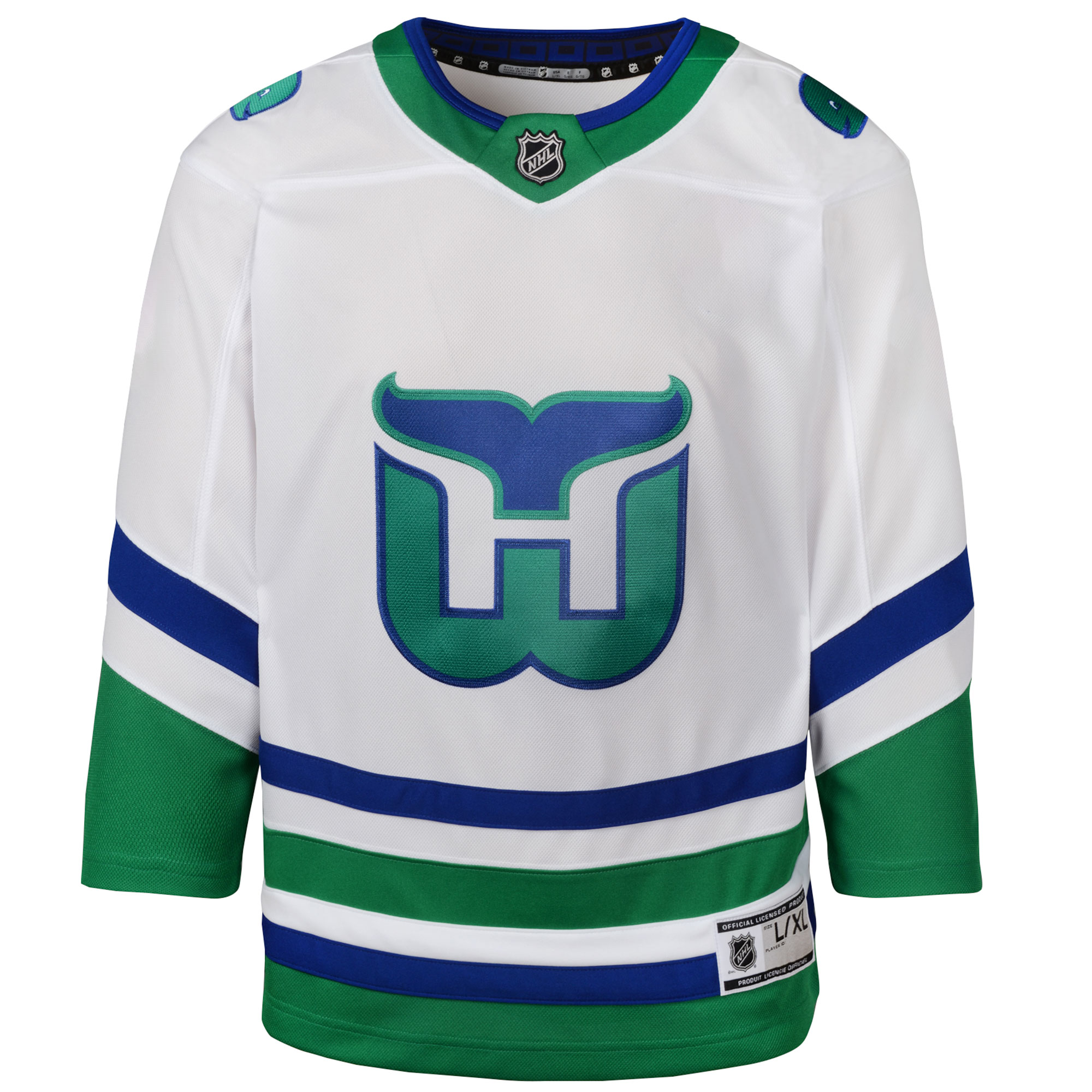Carolina Hurricanes Youth Whalers Premier Jersey - White cheap jerseys for sale - CheapJerseys.Shop