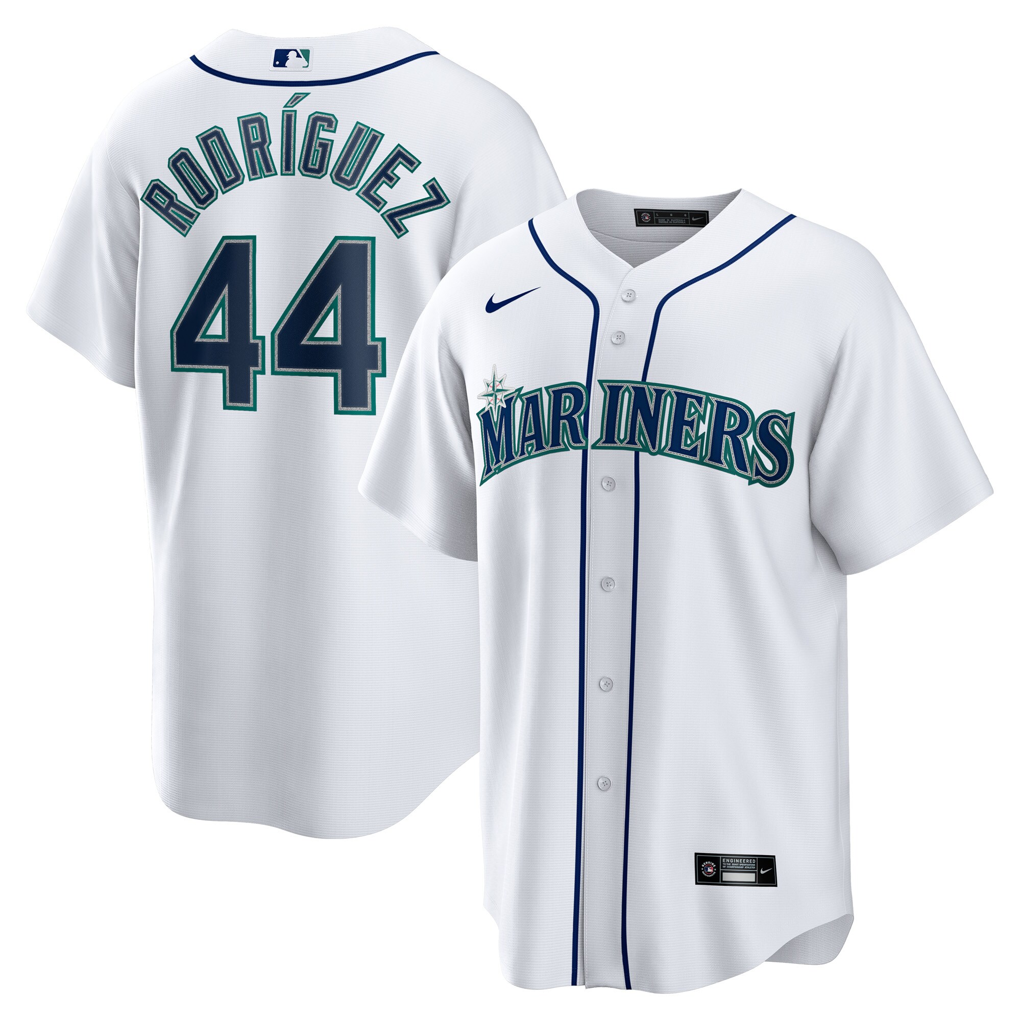 Julio Rodriguez Seattle Mariners Home Replica Player Jersey - White cheap jerseys for sale - CheapJerseys.Shop
